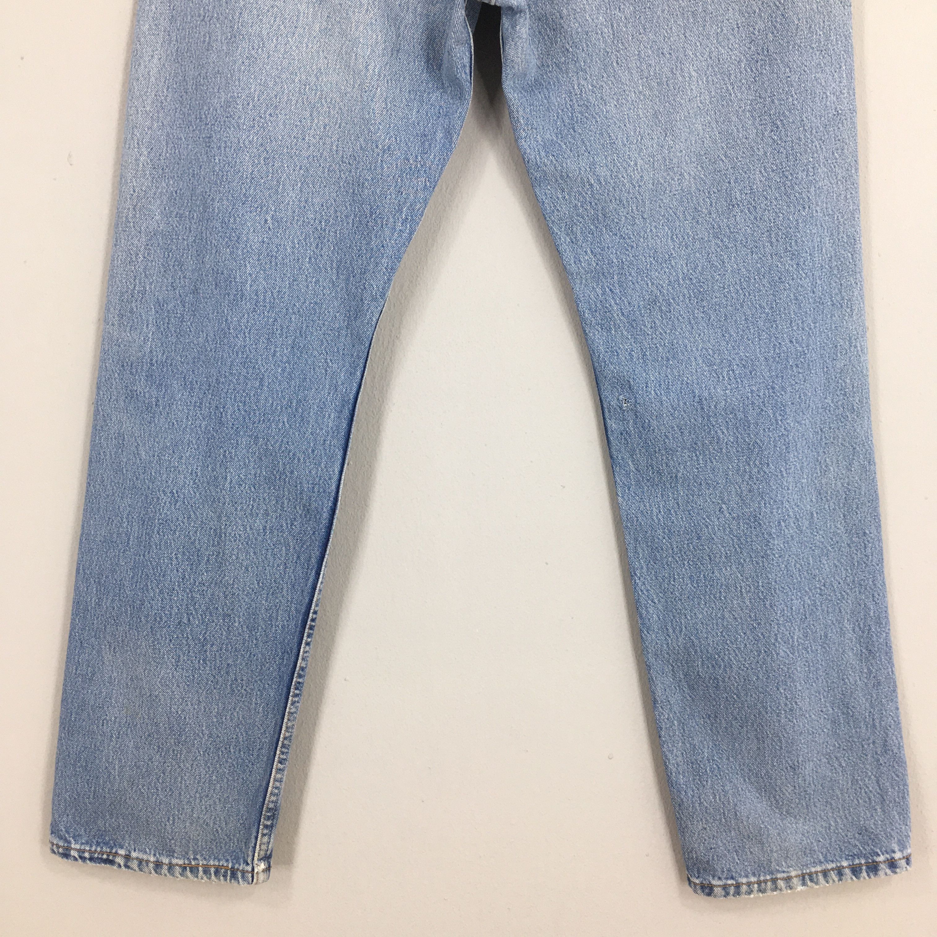 Levi's Size 34x30 Vintage 90s Levi's 501 Distressed Jeans S1430 Size US 34 / EU 50 - 10 Thumbnail
