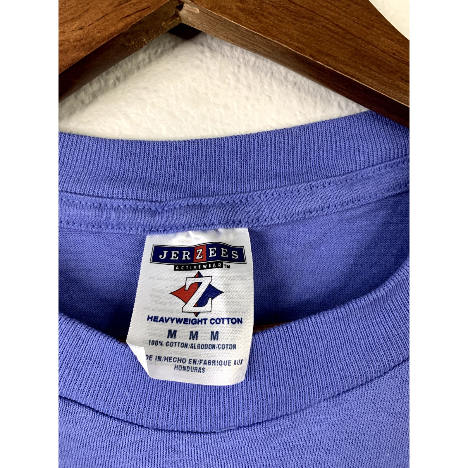 Jerzees Vintage Bird Shirt Jerzees Blue Birds Flower Tee 1990s VTG M Size US M / EU 48-50 / 2 - 6 Thumbnail