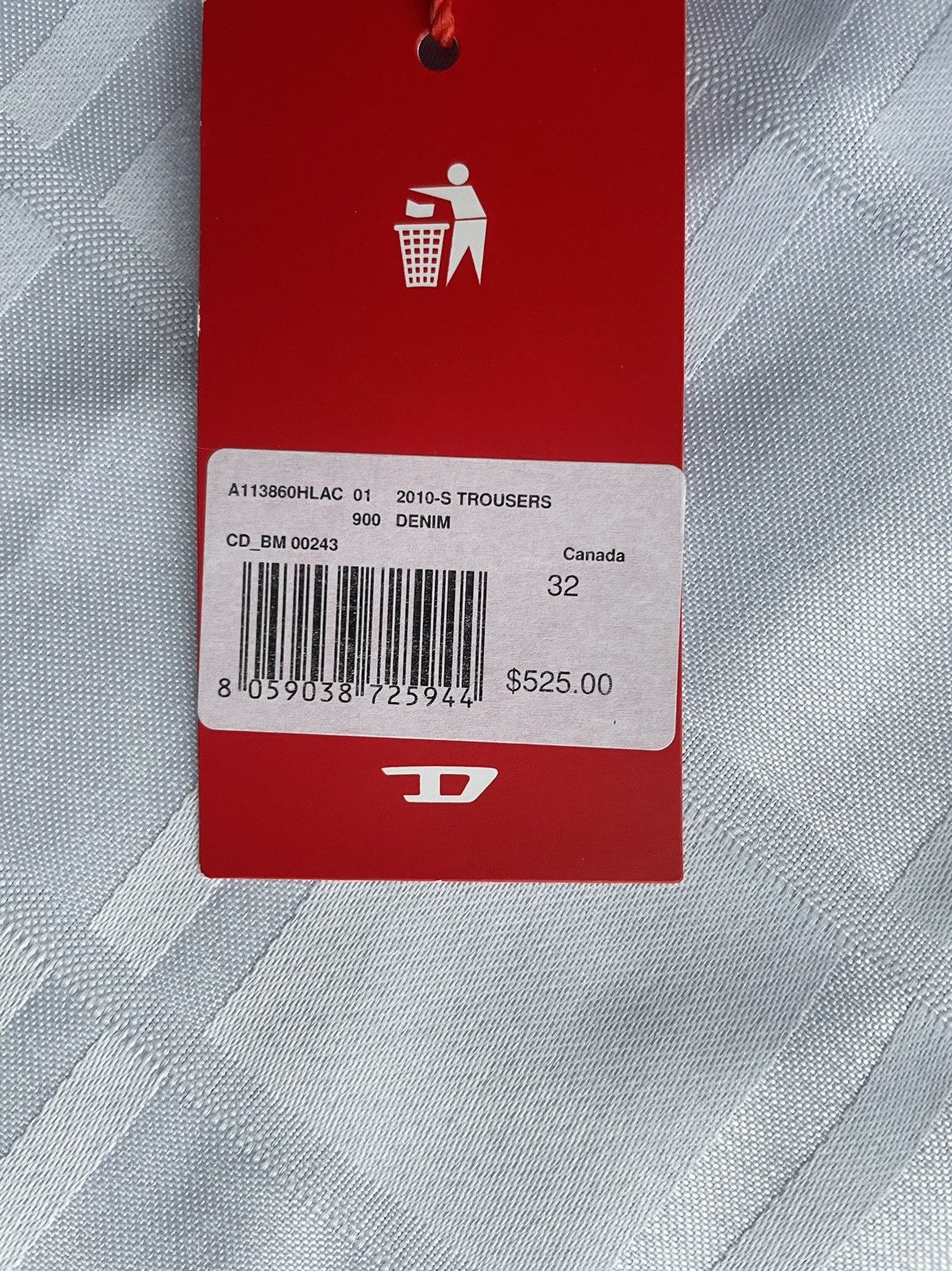 Diesel 2010 D-Macs Logo Jeans Size US 32 / EU 48 - 8 Thumbnail