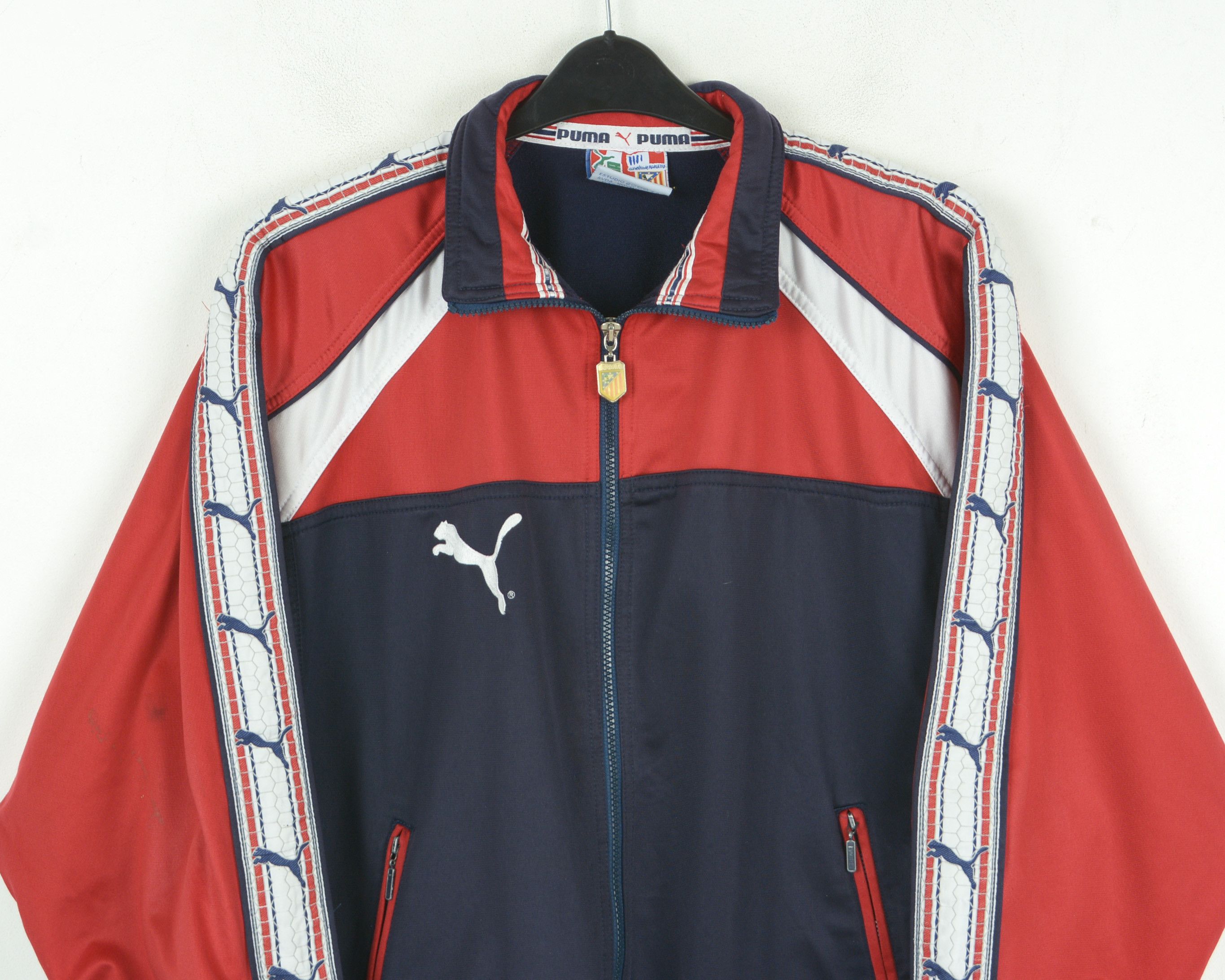 Puma × Vintage Atletico Madrid 1996 1998 L Tracksuit Jacket Top Jumper fc Size US M / EU 48-50 / 2 - 2 Thumbnail