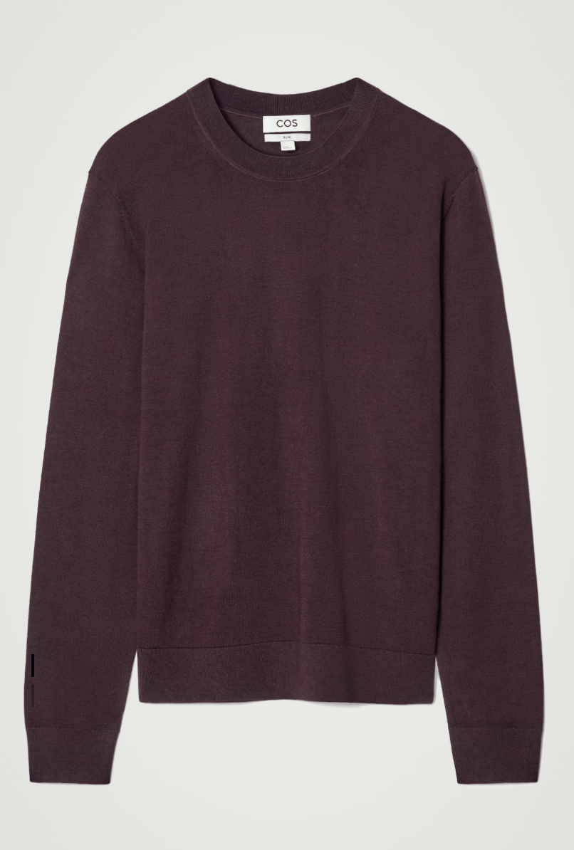 Cos COS Merino Wool Crew Neck Sweater Size US M / EU 48-50 / 2 - 1 Thumbnail