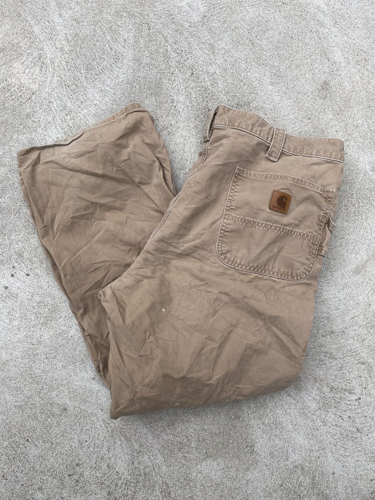 Carhartt Vintage Carhartt Tan Carpenter Pants Size US 40 / EU 56 - 1 Thumbnail