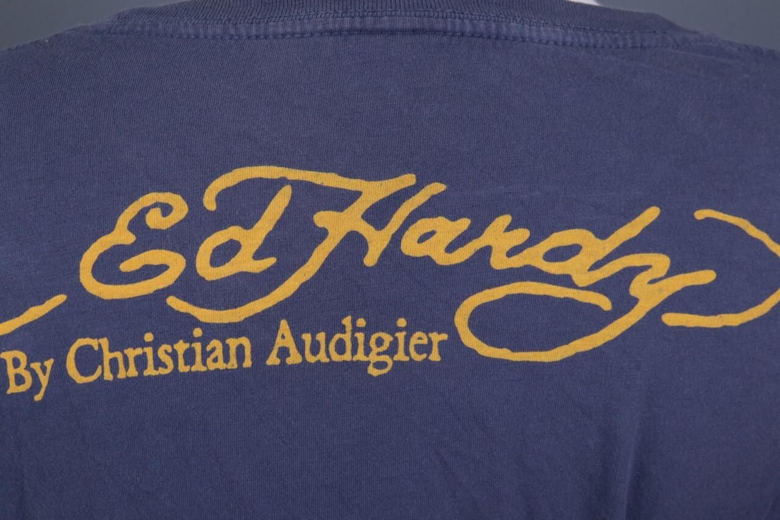 Ed Hardy Ed Hardy by Christian Audigier Blue Tunic Shirt Size M Size M / US 6-8 / IT 42-44 - 10 Thumbnail
