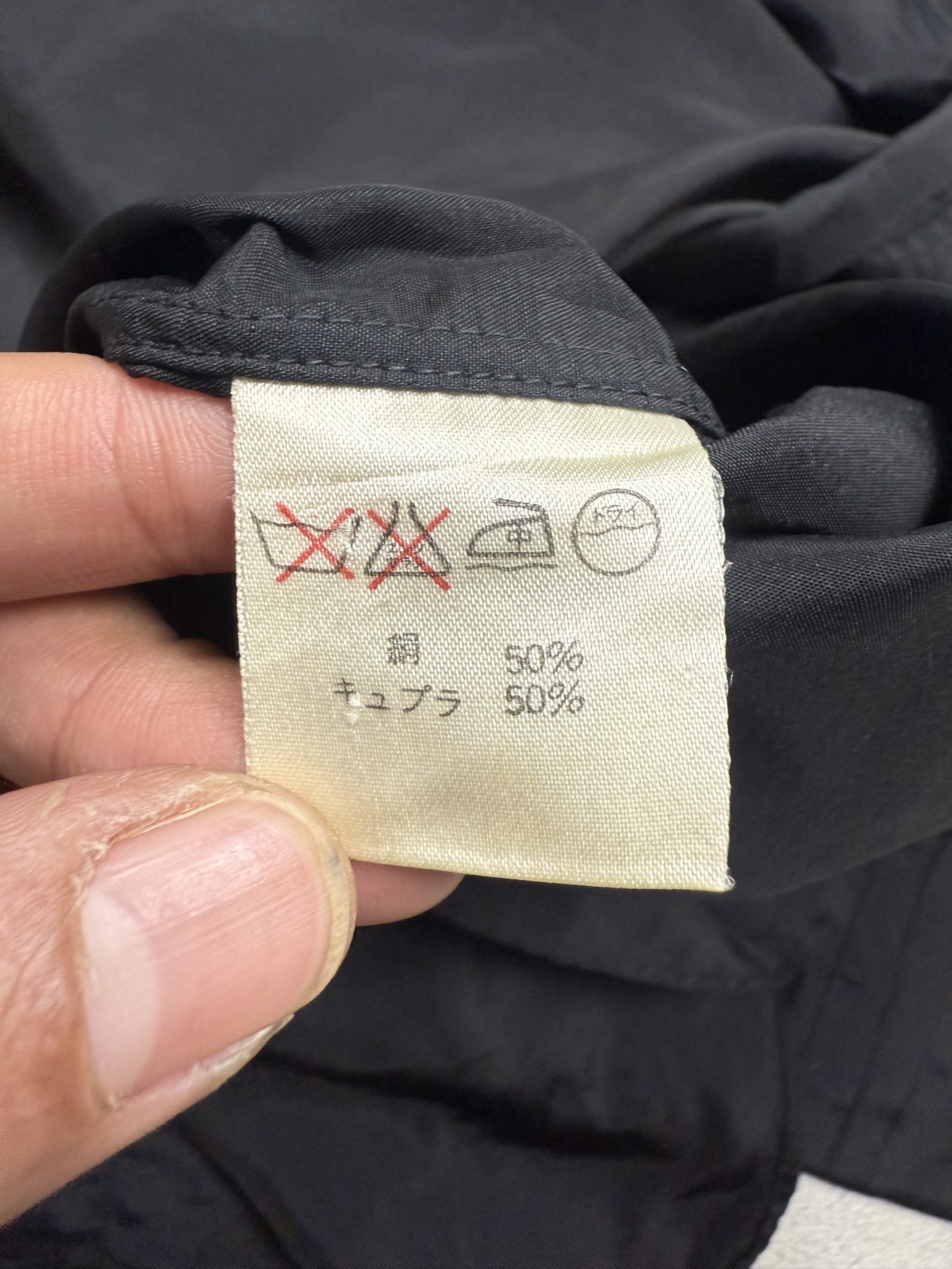 Issey Miyake Vintage 90s Issey Miyake Black Shirt Size US M / EU 48-50 / 2 - 11 Thumbnail