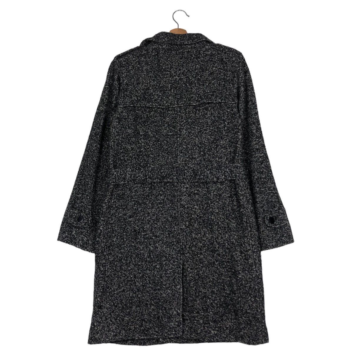 agnes b. Rich Black Wool Long Fly Coats Jacket Agnes B. Belted Japan Size US M / EU 48-50 / 2 - 8 Thumbnail