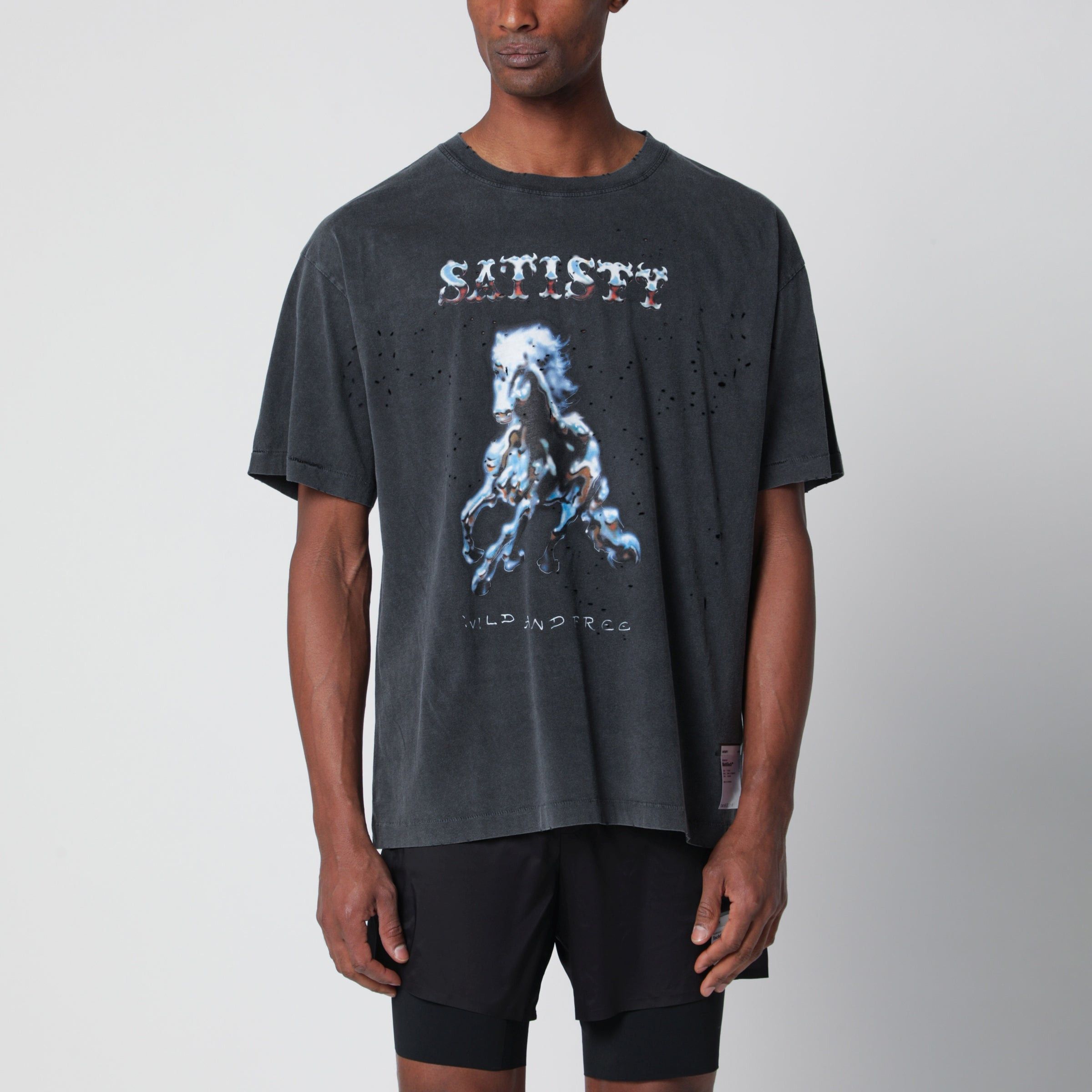 Oakley × Satisfy Oakley x Satisfy Running Mothtech t-shirt aged
