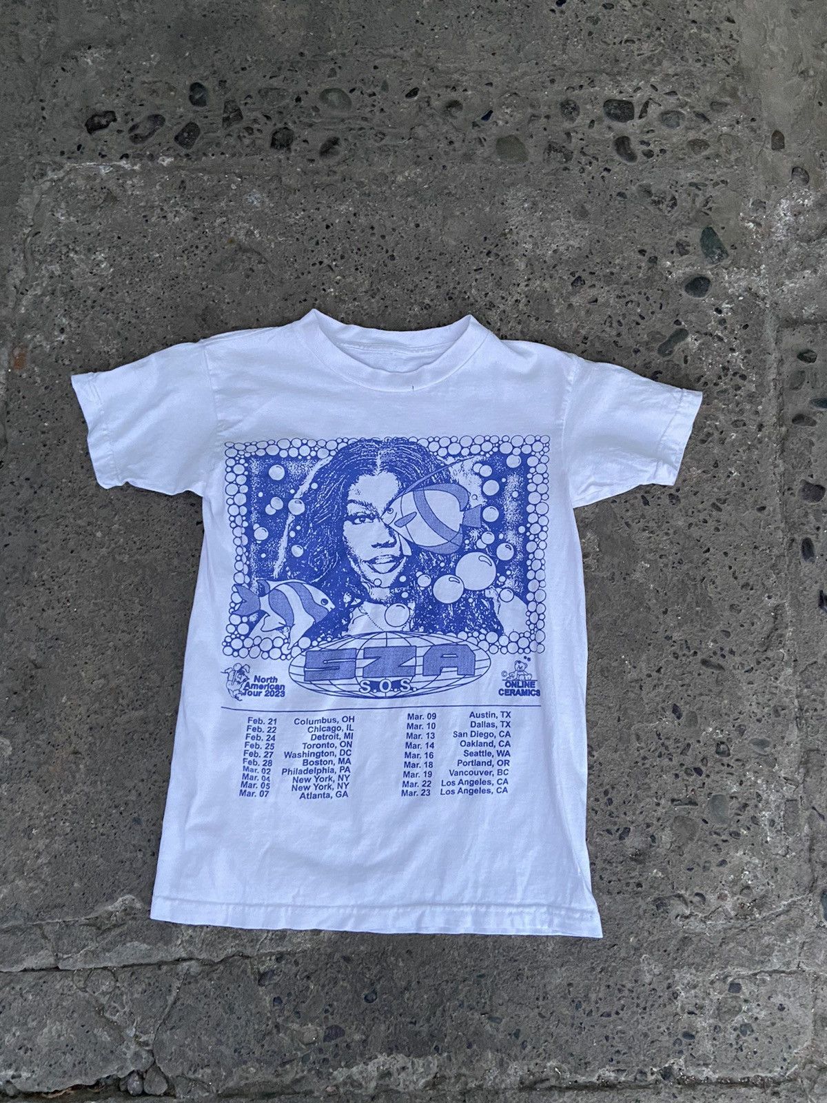 Online Ceramics Online ceramics SZA SOS tour tee Size US S / EU 44-46 / 1 - 1 Thumbnail