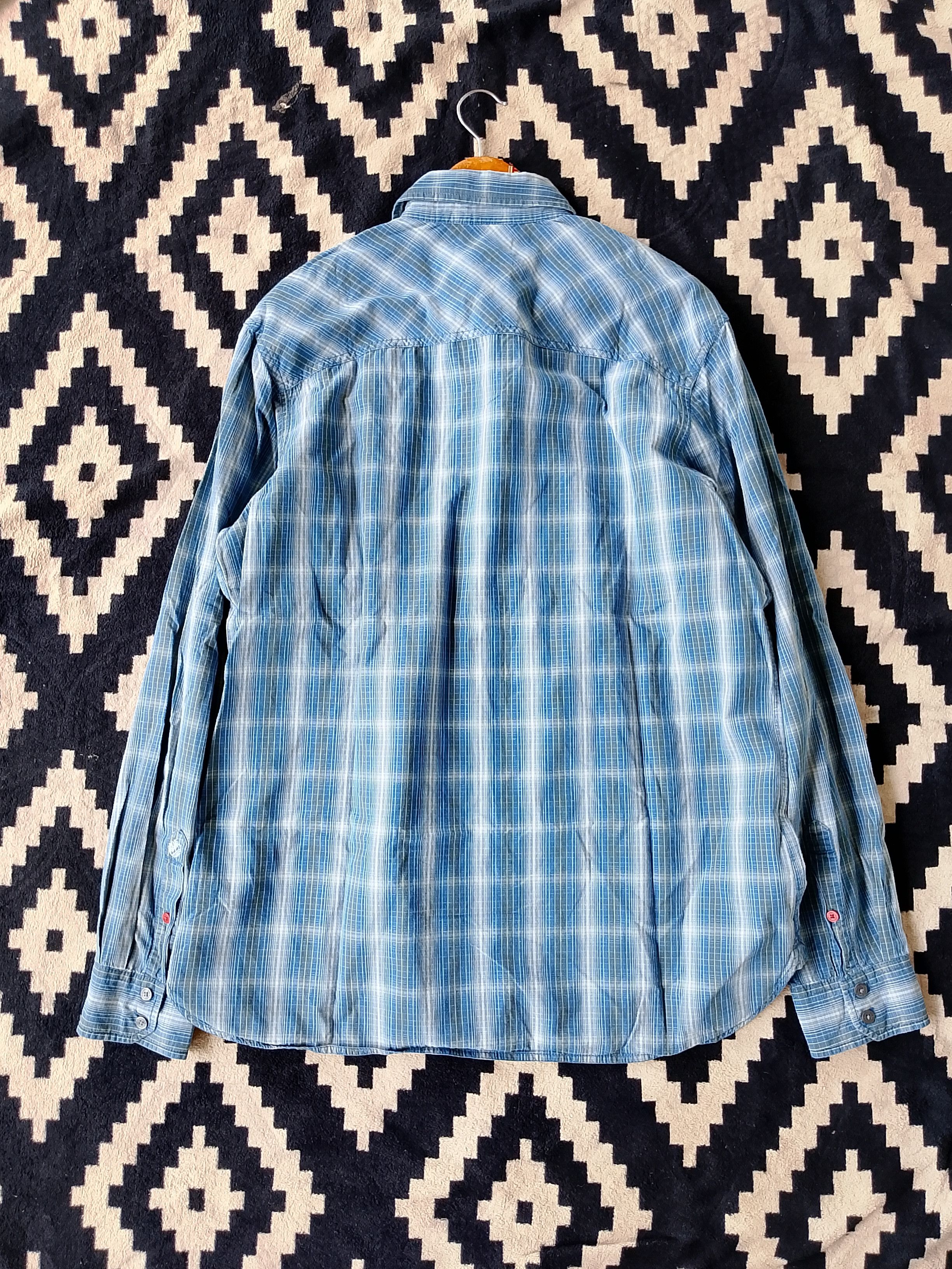 Timberland Timberland 2007 "A1H 0333" Heritage Label Plaid Long Sleeve Size US L / EU 52-54 / 3 - 5 Thumbnail