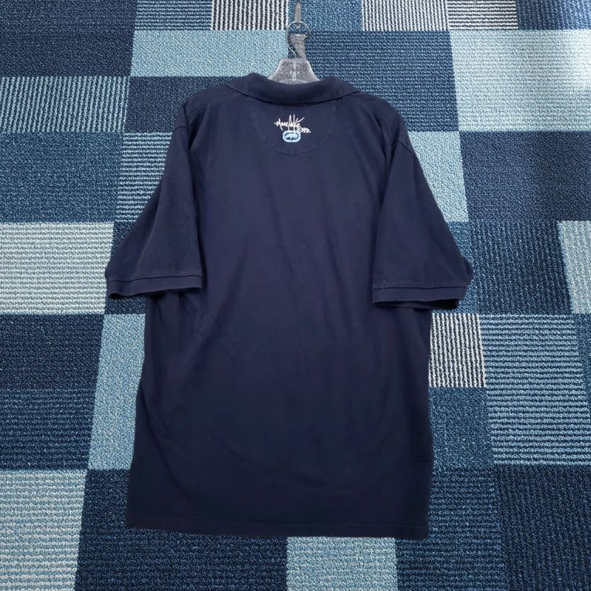Vintage Marc Ecko Polo Shirt Mens L Blue Rhino Logo Short Sleeve Casual Cotton Size US L / EU 52-54 / 3 - 1 Thumbnail