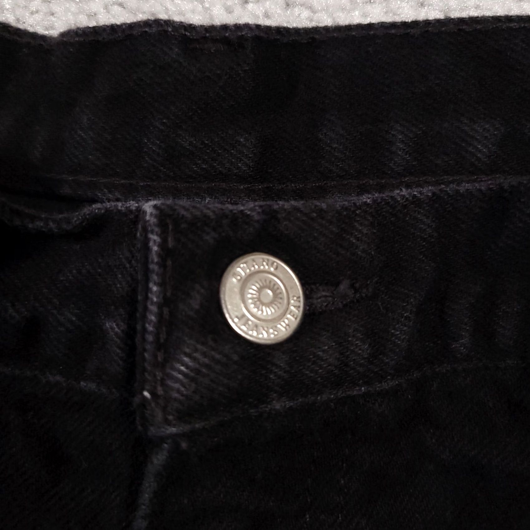 Vintage VINTAGE Gitano Mom Jeans Women's 12P Black Denim Tapered High Rise 80s 90s Mens? Size 34" / US 12 / IT 48 - 4 Thumbnail