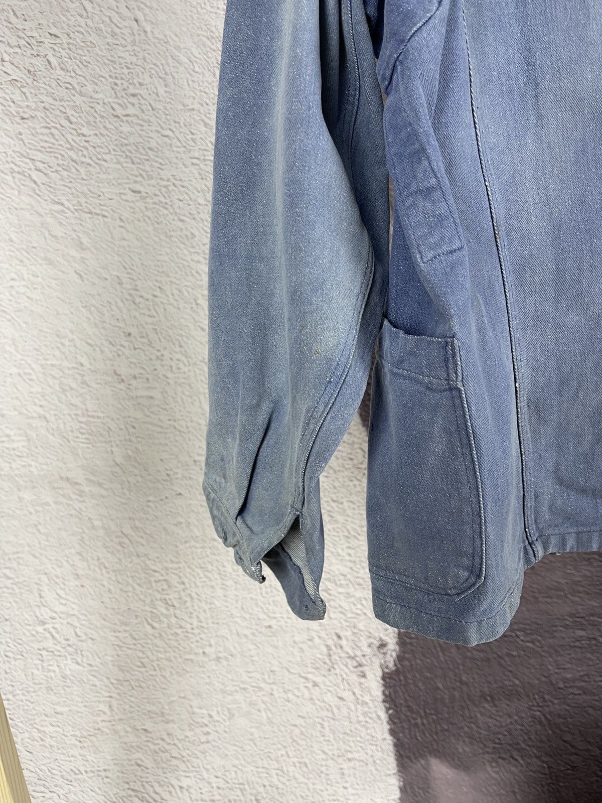 Vintage True Vintage 70s Sanfor Kuso distressed used work jacket Size US S / EU 44-46 / 1 - 17 Thumbnail