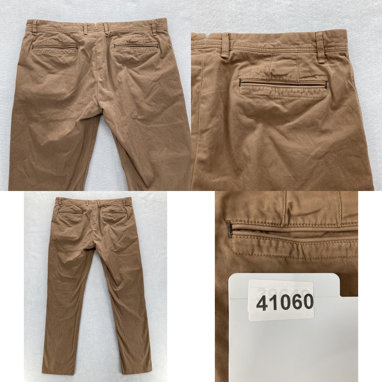Rodd & Gunn Rodd & Gunn Mens Pants Chino Stretch Flat Front Twill Custom Fit 38L Brown Khaki Size US 38 / EU 54 - 9 Thumbnail