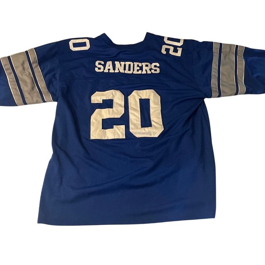 Mitchell & Ness Detroit Lions Barry Sanders #20 Mitchell & Ness Throwback Size US XL / EU 56 / 4 - 2 Thumbnail