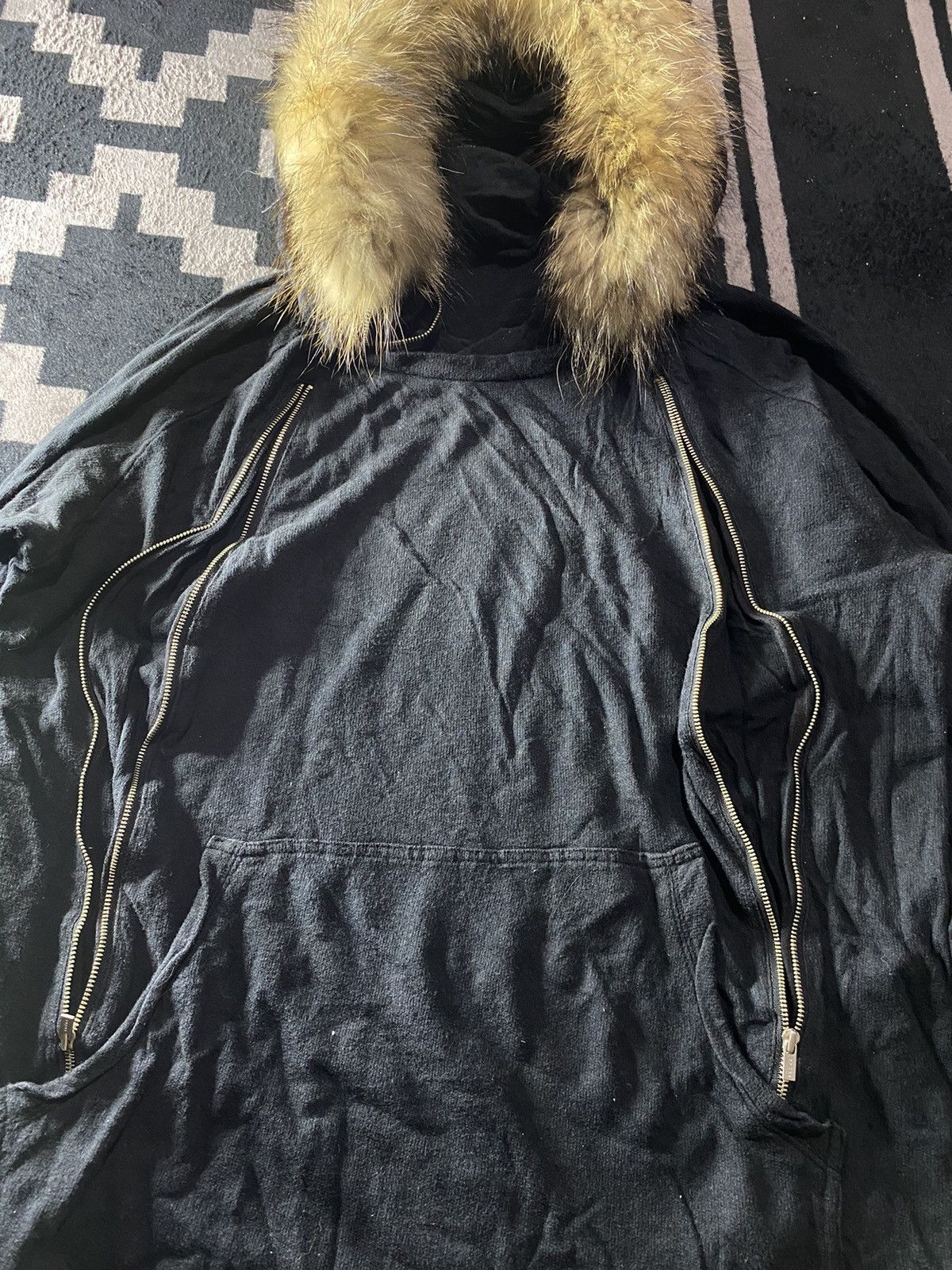If Six Was Nine × Japanese Brand × Le Grande Bleu (L.G.B.) Crazy codes combine double layers multi zip hoodie lgb style Size US L / EU 52-54 / 3 - 3 Thumbnail