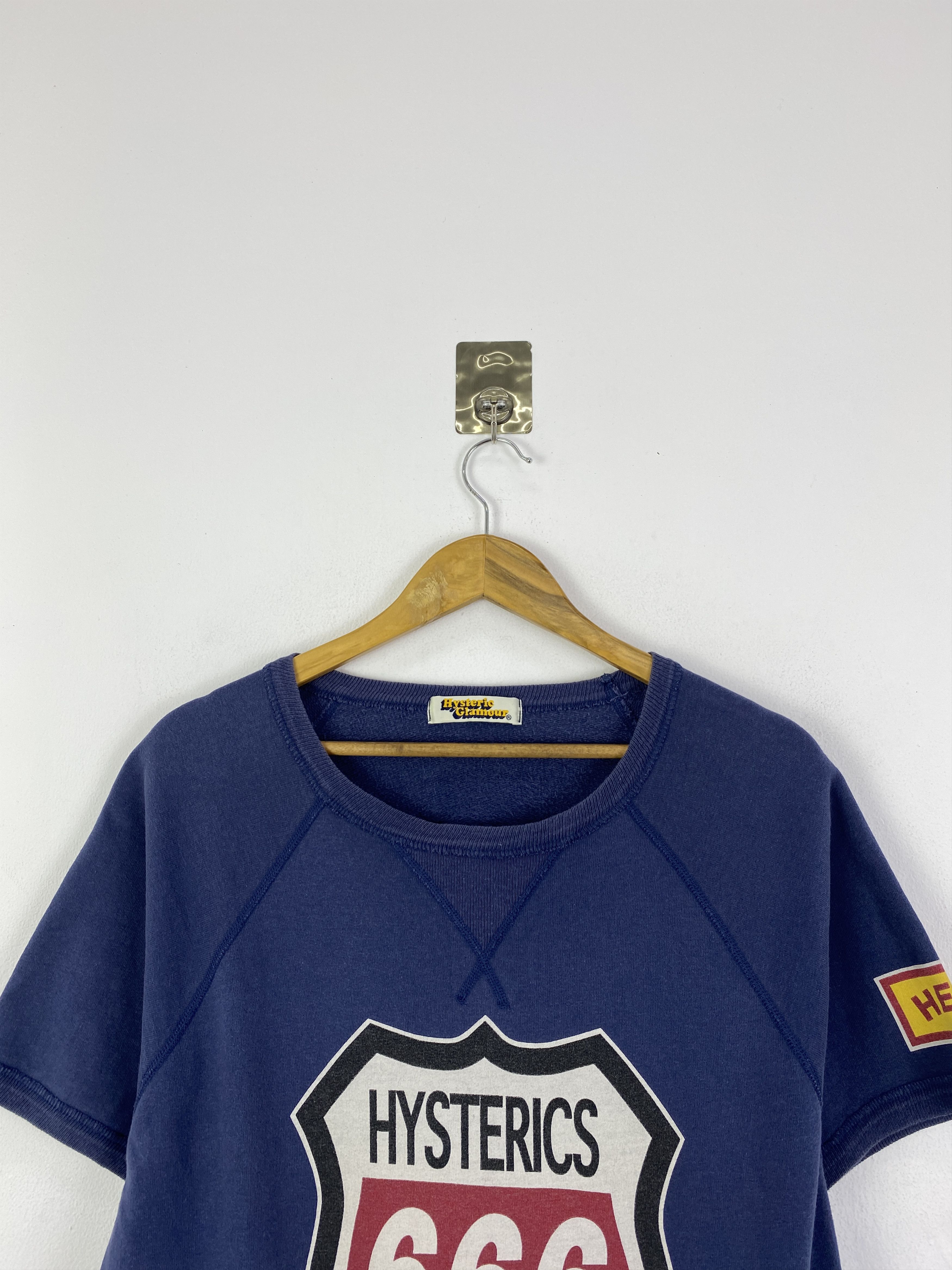 Hysteric Glamour Vintage Hysteric Glamour Short Sleeve Sweatshirt SH0124 Size US L / EU 52-54 / 3 - 2 Thumbnail