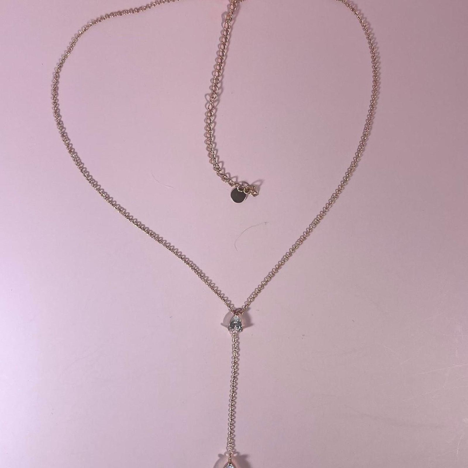 Jewelry Hespera rose gold drop necklace Size ONE SIZE - 2 Thumbnail