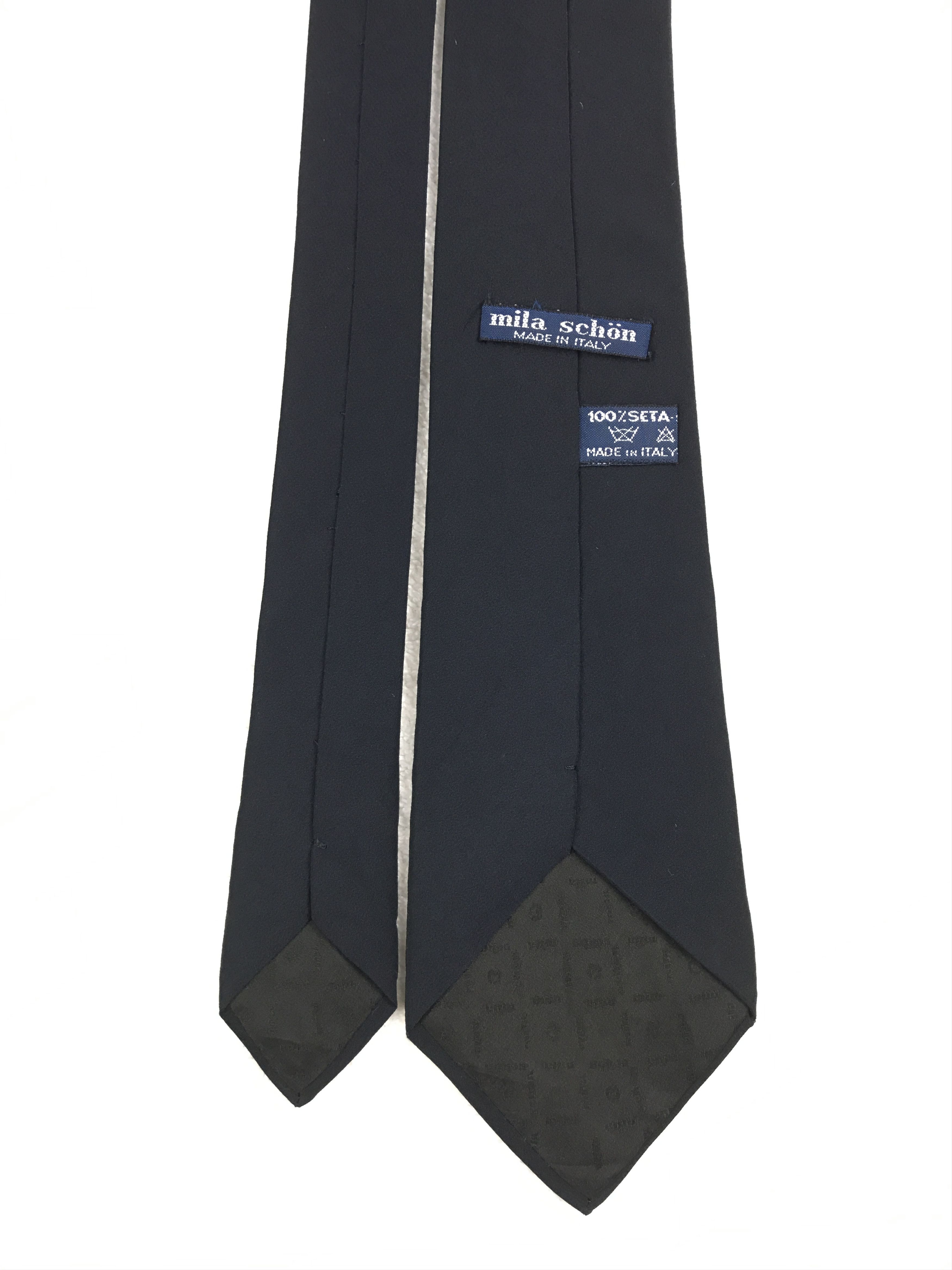 Mila Schon × Vintage Vintage Mila Schon Silk Necktie Size ONE SIZE - 4 Thumbnail