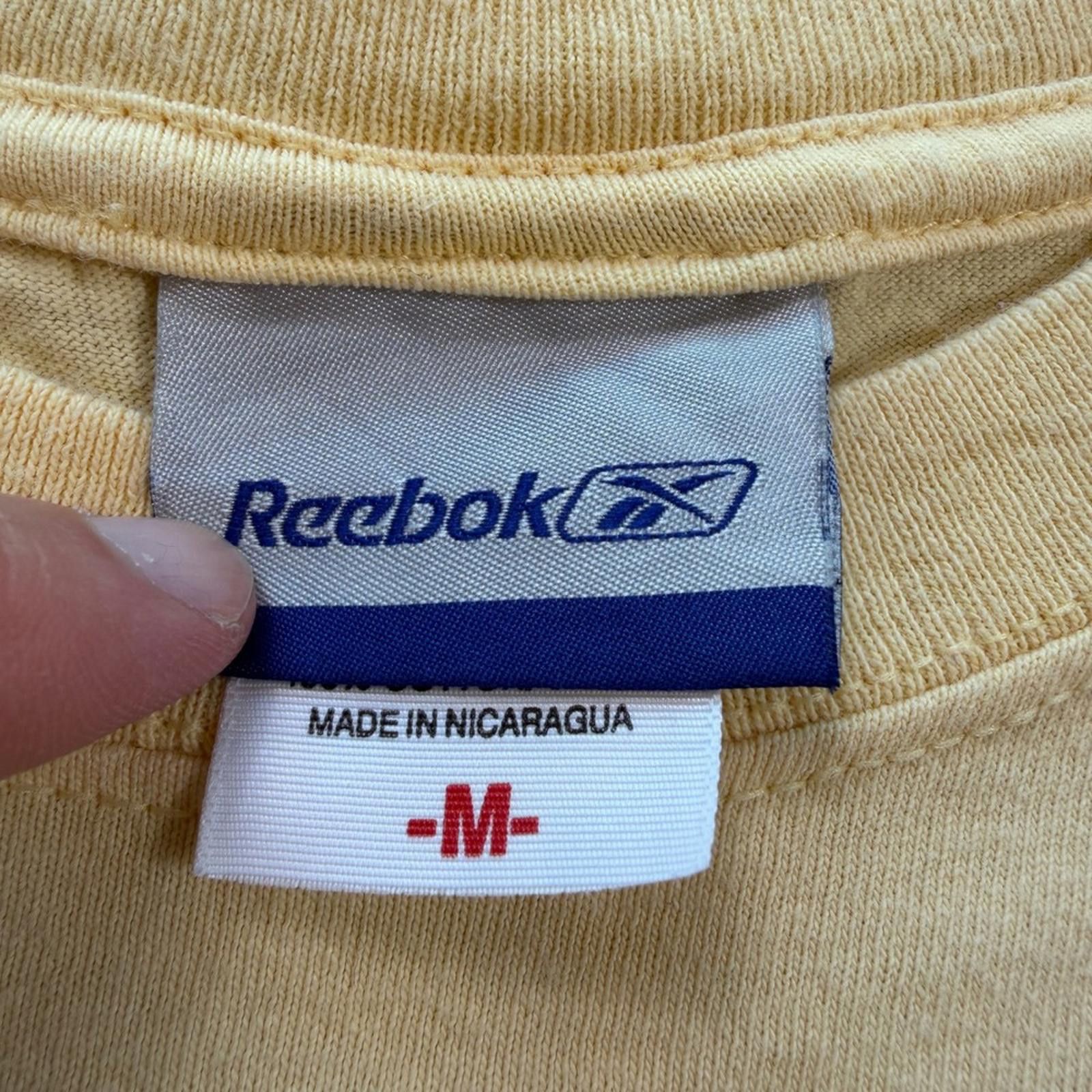 Reebok Vintage Reebok Falmouth Walk T Shirt M Yellow Sailing Y2K Size US M / EU 48-50 / 2 - 4 Thumbnail