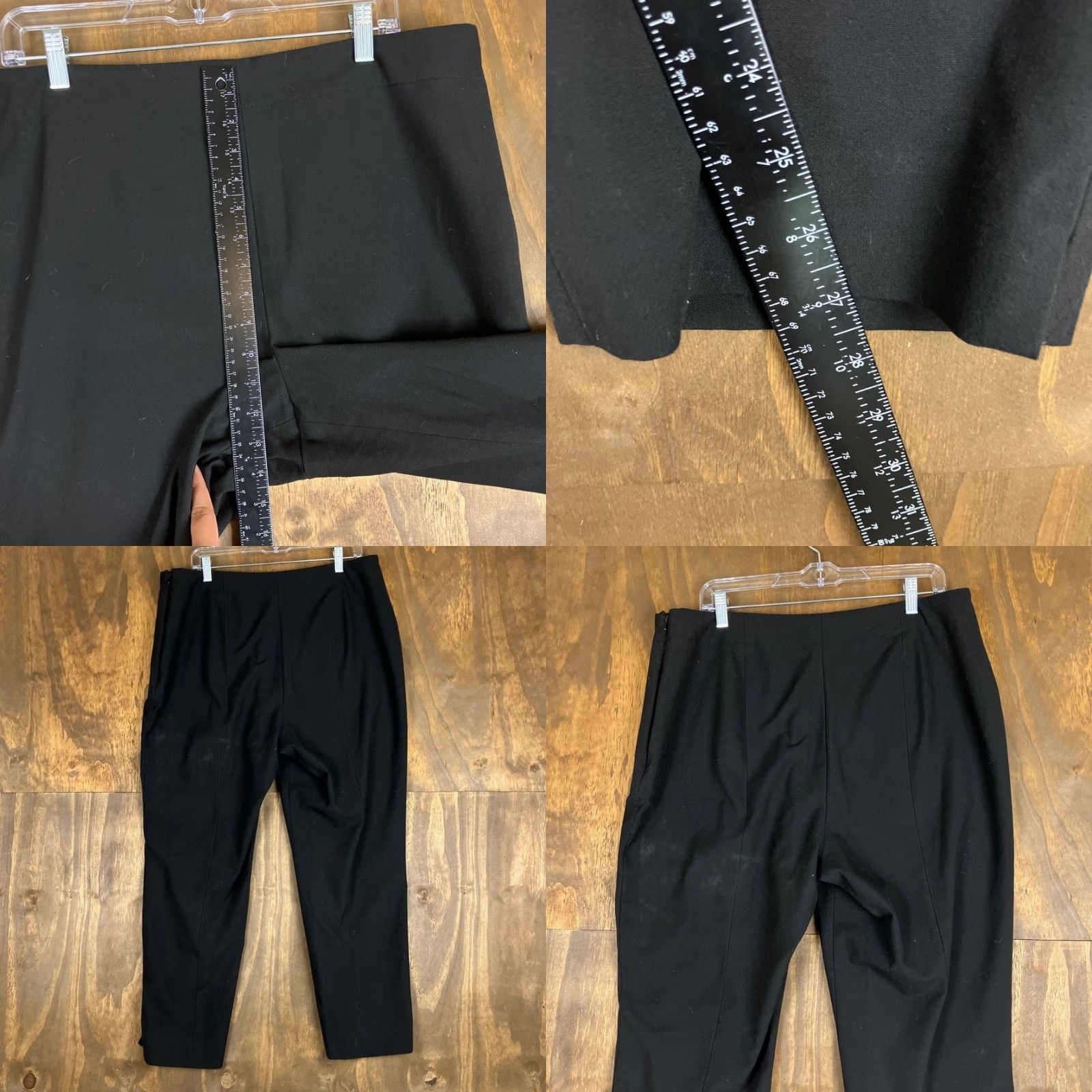 Talbots Talbots Womens Pants Black Hollywood High Rise Pull On Side Zip Stretch 16 Pants Size 25" / US 0 / IT 36 - 8 Thumbnail