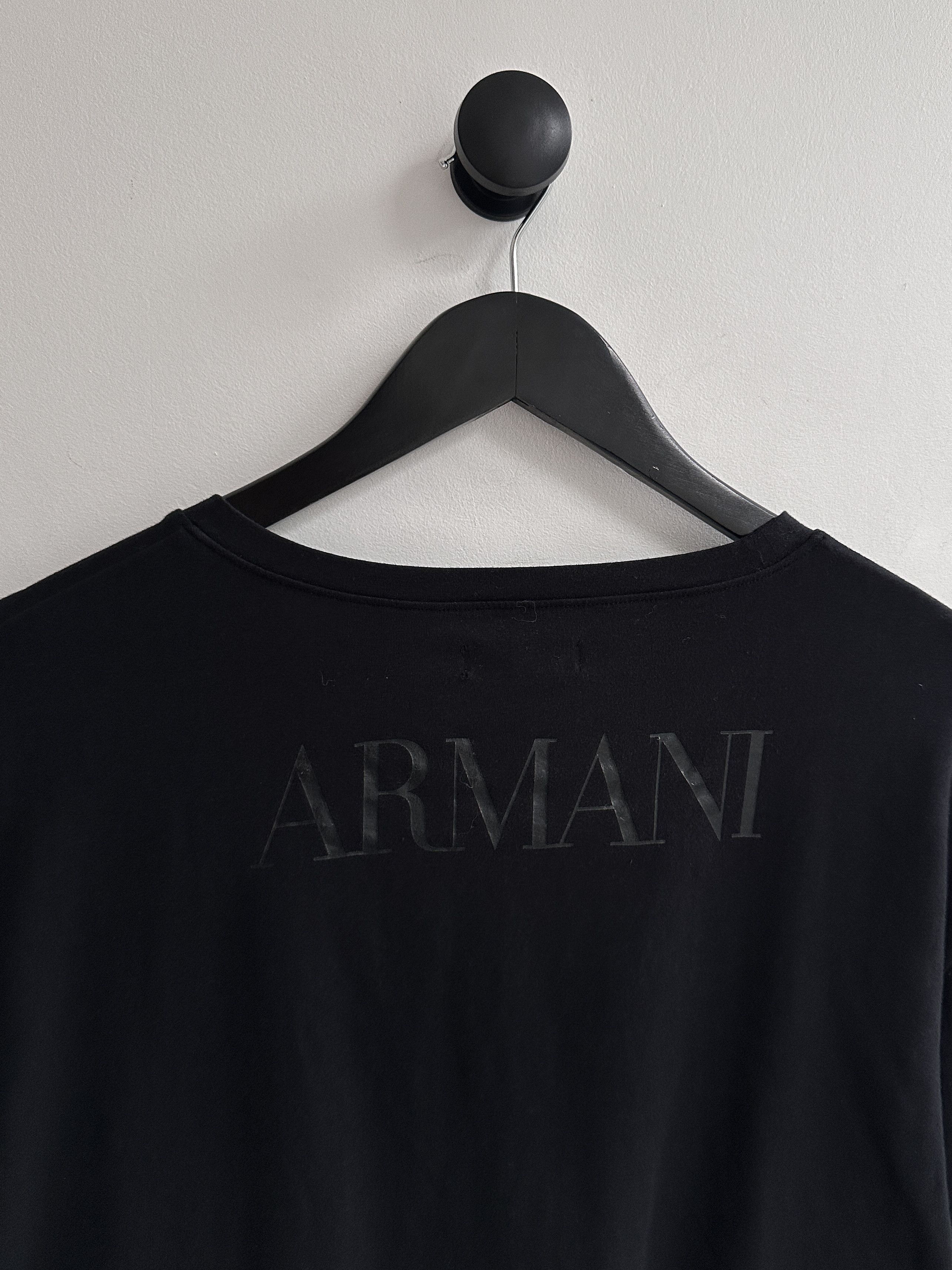 Armani Emporio Armani Longsleeve Tee Shirt Size US XL / EU 56 / 4 - 4 Thumbnail