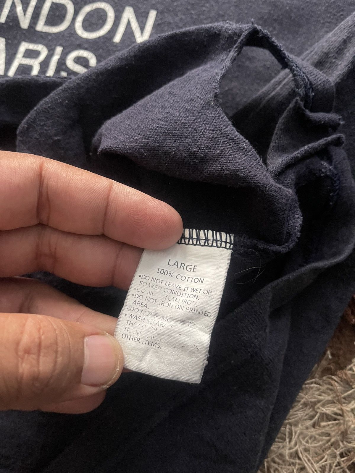 Stussy 🔥HOT🔥VINTAGE DISTRESSED STUSSY TOUR TEE VERY RARE Size US L / EU 52-54 / 3 - 7 Thumbnail