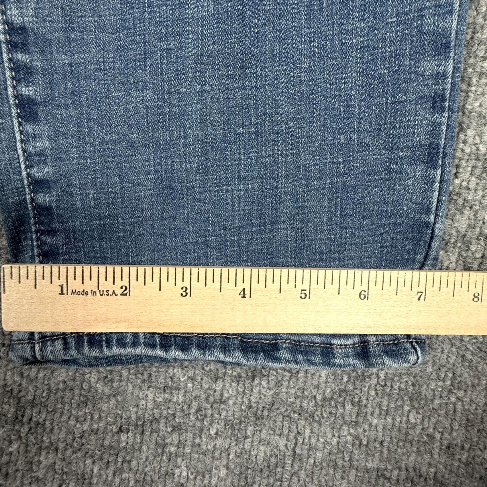 Levi's Levi's 514 Jeans Womens 32x30 Blue Medium Wash Straight Denim Pants Pockets Zip Fly Regular Inseam 29" Size 24" / US 00 / IT 34 - 4 Thumbnail