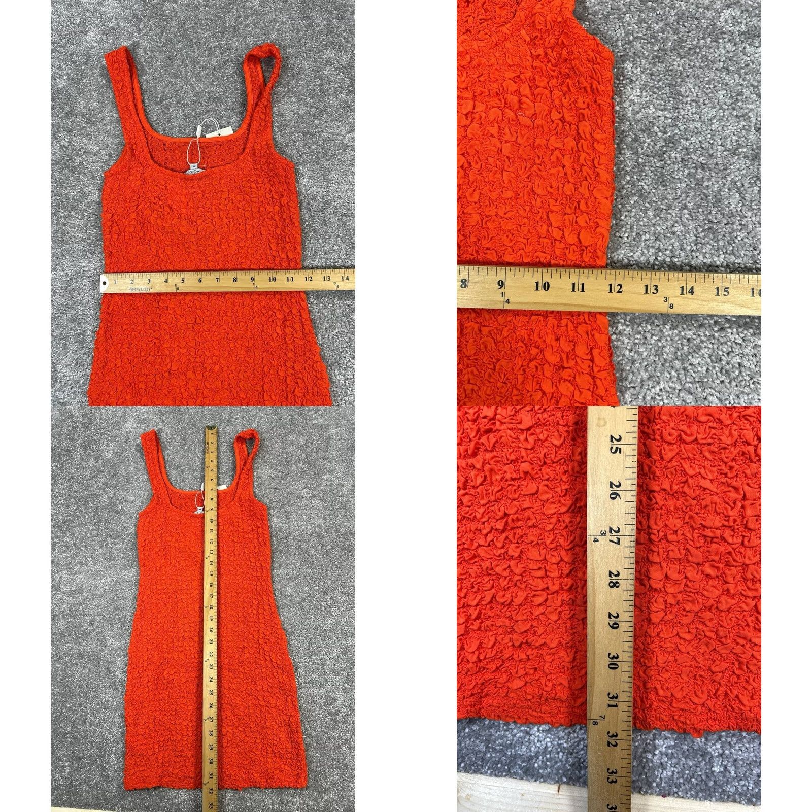 Rails Rails Dress XS Orange Knit Bodycon New Womens Size XS / US 0-2 / IT 36-38 - 8 Thumbnail