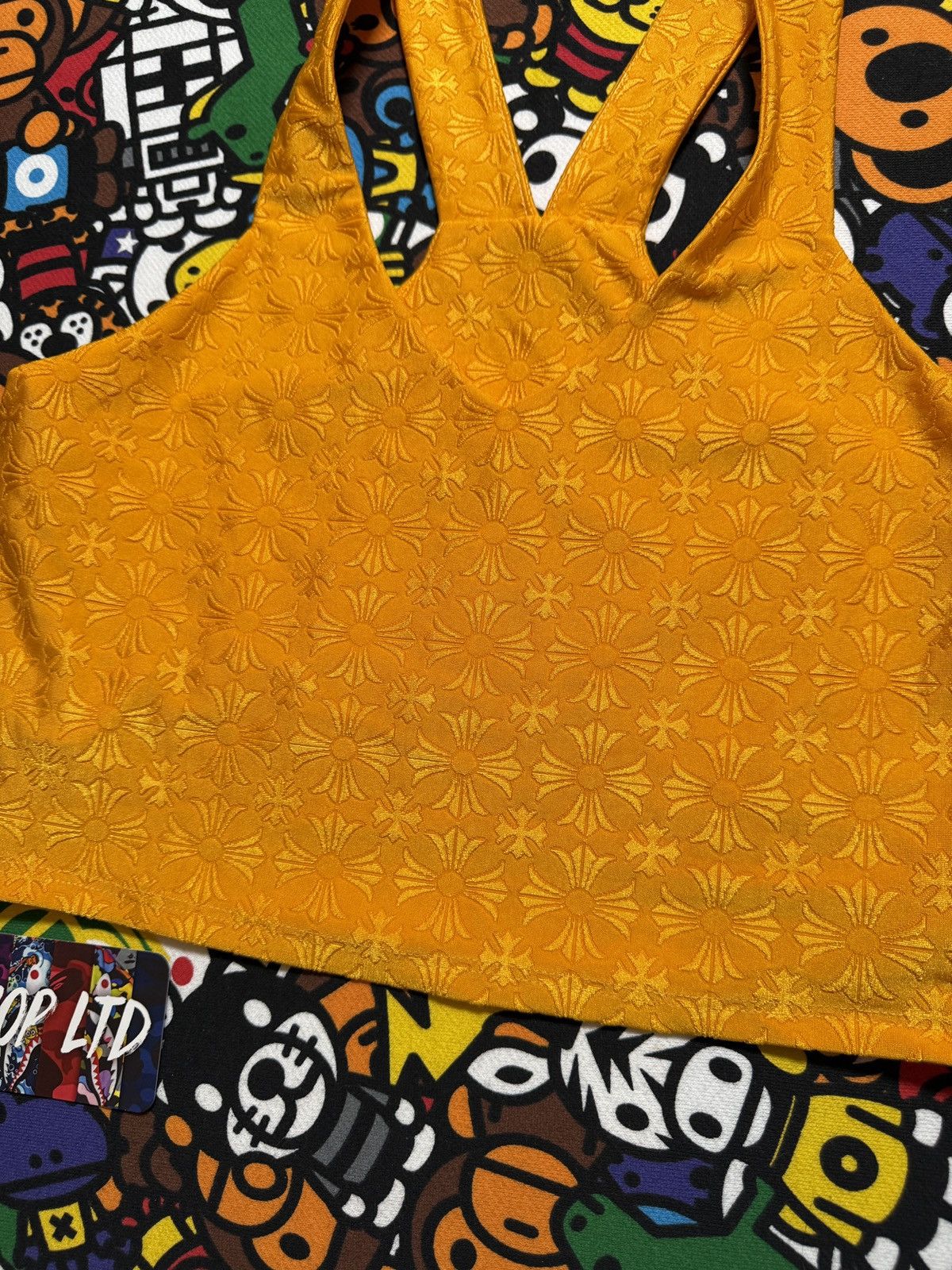 Chrome Hearts Chrome Hearts Women’s Marigold 5 Suede Sports Top Size M / US 6-8 / IT 42-44 - 3 Thumbnail
