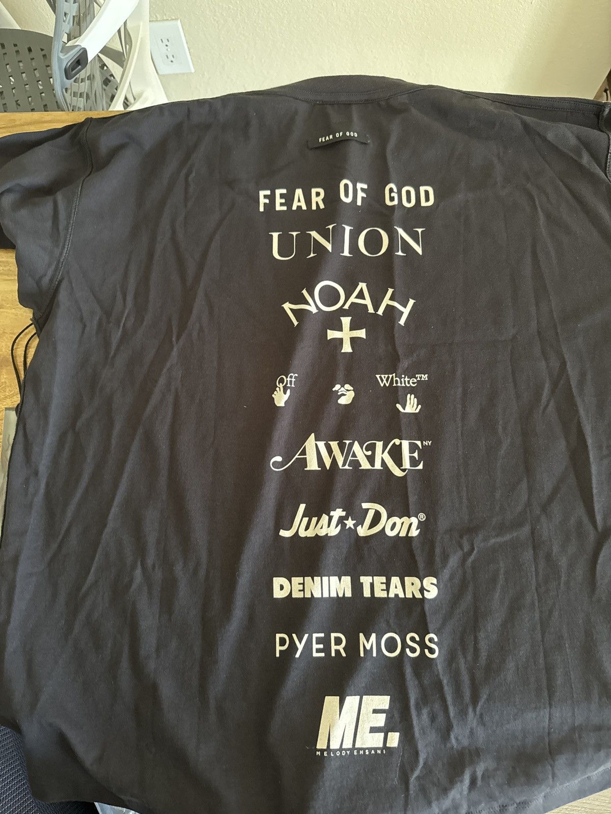 Fear of God × Union LA Fear Of God “GF” tee Size US M / EU 48-50 / 2 - 2 Thumbnail