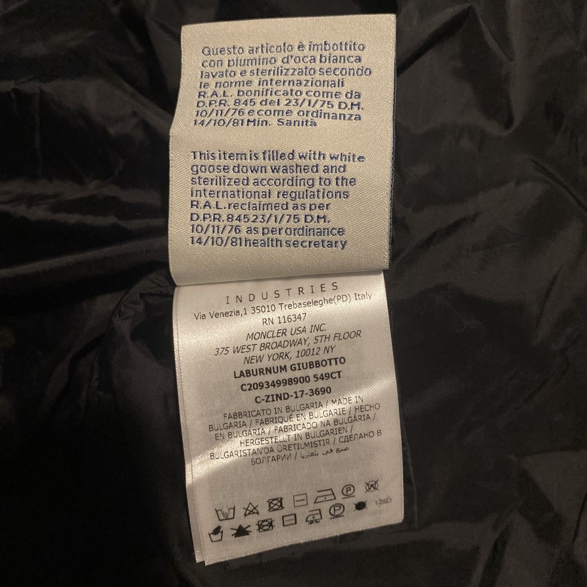 Moncler Moncler Laburnum Puffer Jacket Size L / US 10 / IT 46 - 4 Thumbnail
