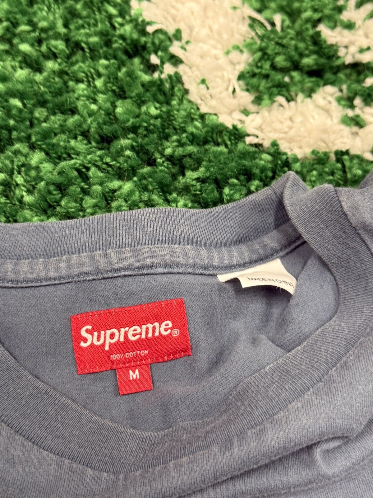 Supreme Supreme Skyline Short Sleeve Top Medium Dark Slate Tee FW21 Size US M / EU 48-50 / 2 - 4 Thumbnail