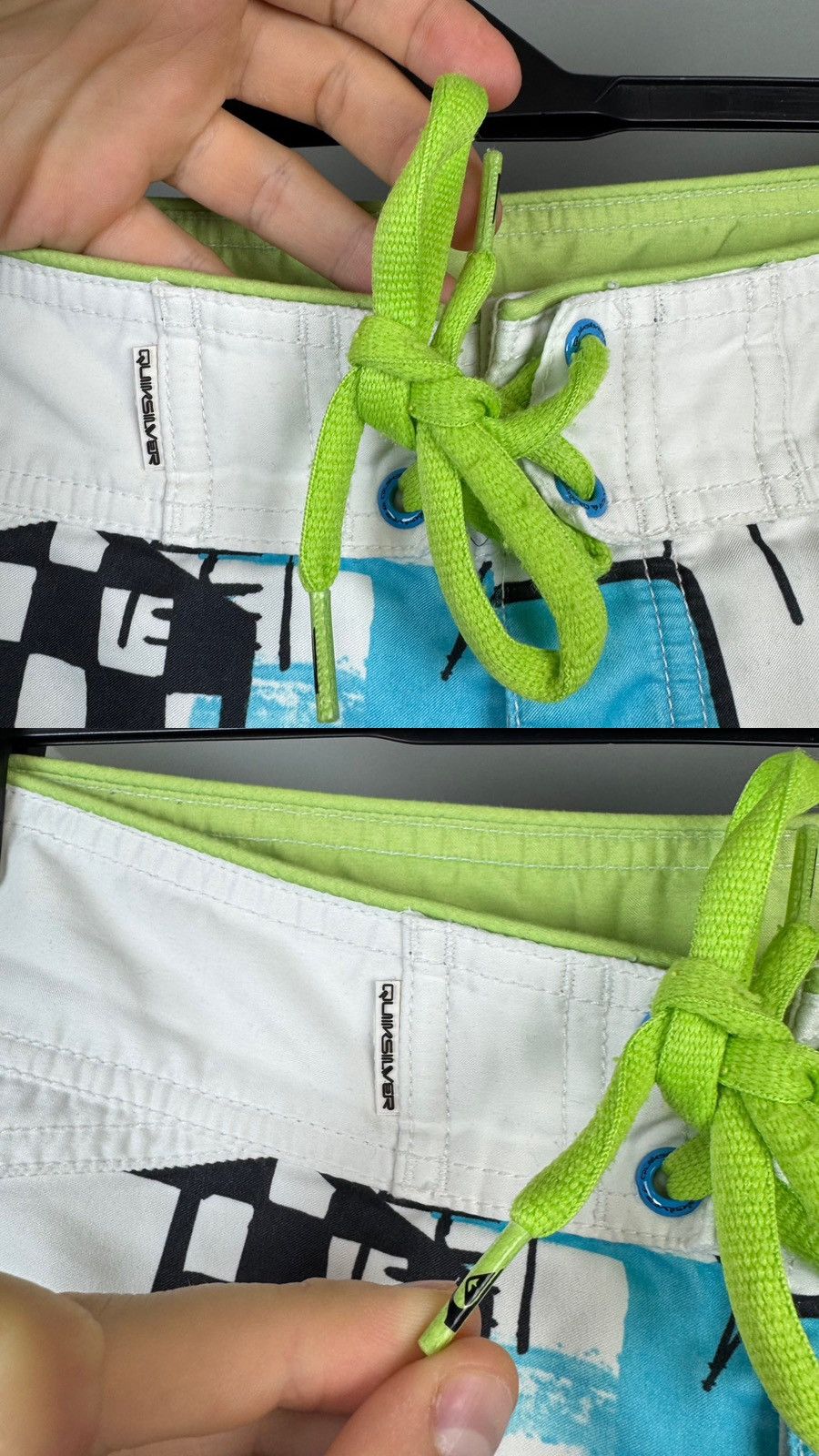 Quiksilver Quiksilver Off The Lip Board Shorts Swim Trunks Graffiti Y2K Size US 34 / EU 50 - 3 Thumbnail
