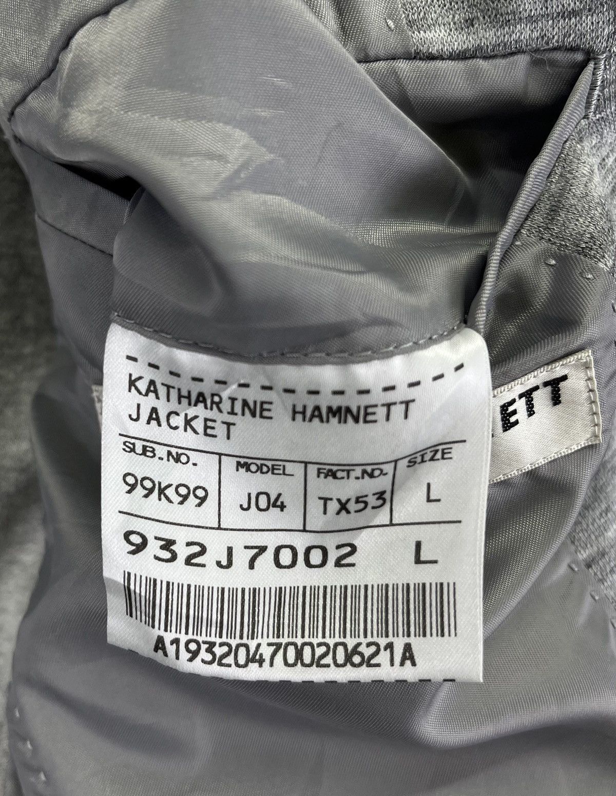 Katharine Hamnett London Vintage Katharine Hamnett London Blazer Coat Jacket Size L / US 10 / IT 46 - 8 Thumbnail