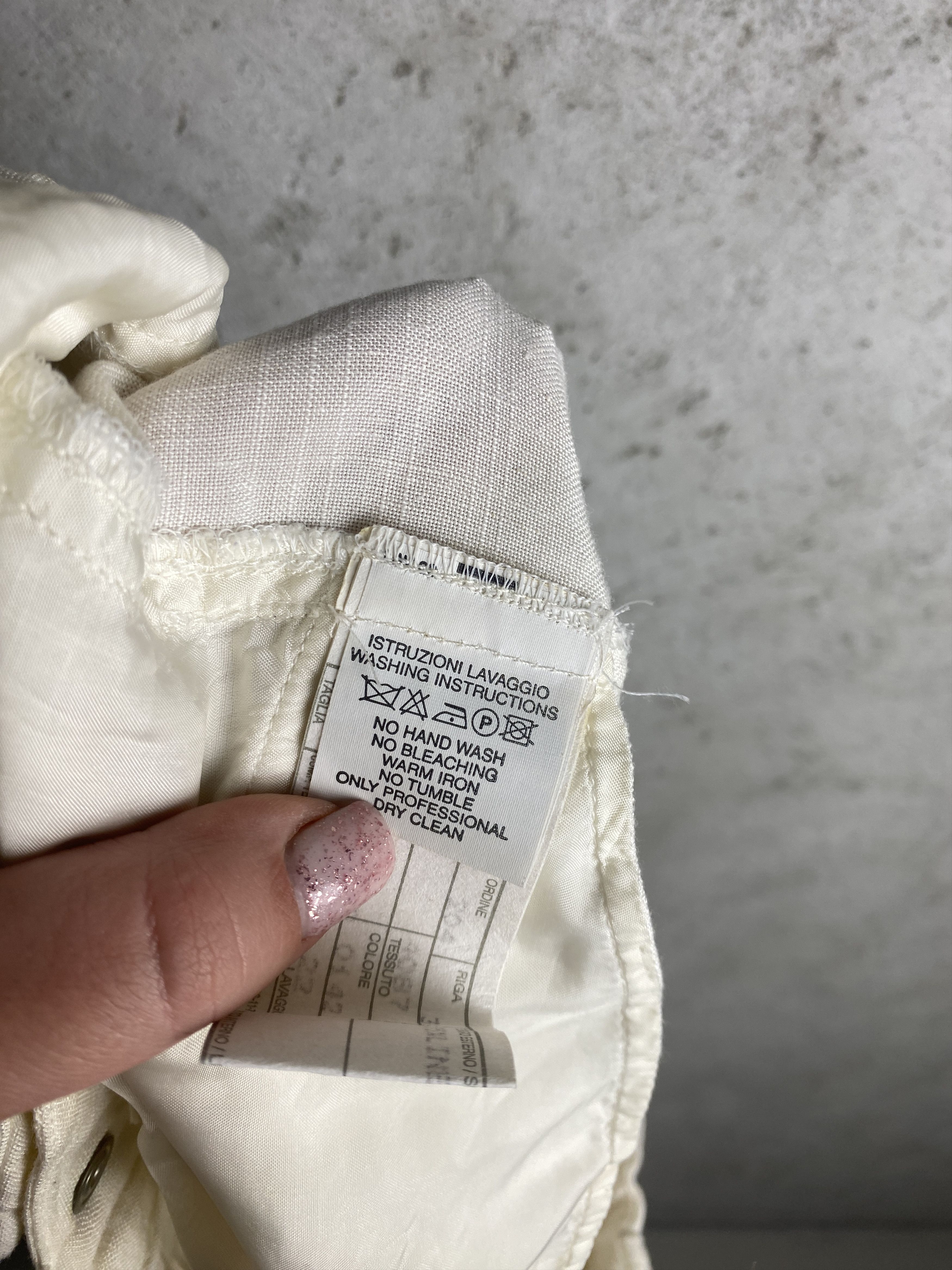 Giorgio Armani Giorgio Armani linen rayon pants vintage casual formal Size US 32 / EU 48 - 5 Thumbnail