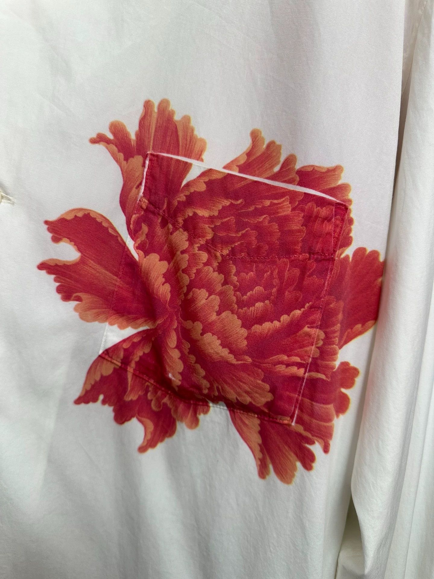 Yohji Yamamoto Yohji Yamamoto 05AW Yuzen-dyed Peony Shirt Size US XL / EU 56 / 4 - 3 Thumbnail