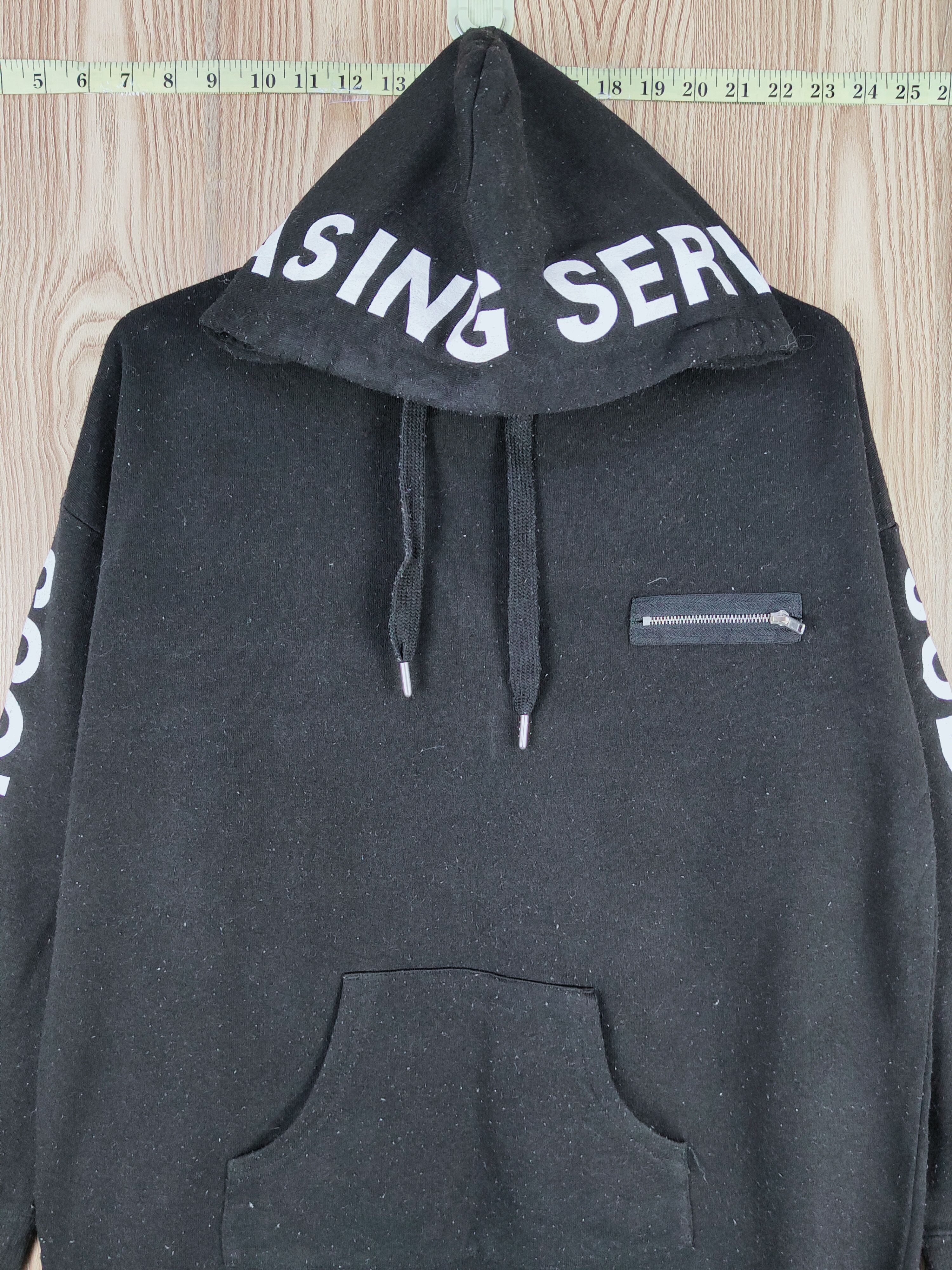 Japanese Brand × Vintage Super Rare 💥 Galyge Black Hoodie Long Sweatshirts Size US L / EU 52-54 / 3 - 4 Thumbnail