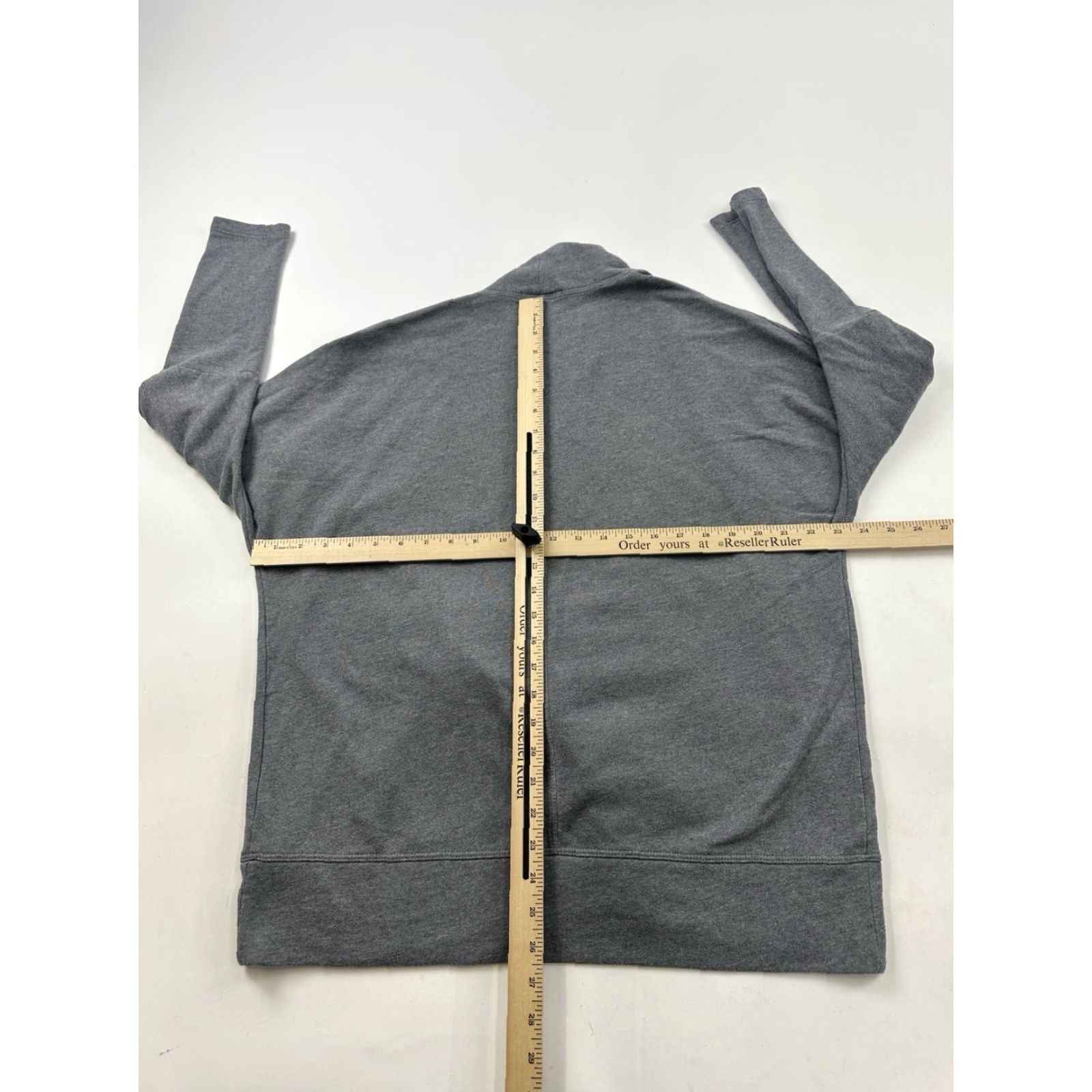 Prana Prana Sweater Womens Large Gray Cardigan Open Front Centerpiece Wrap Sweatshirt Size M / US 6-8 / IT 42-44 - 5 Thumbnail