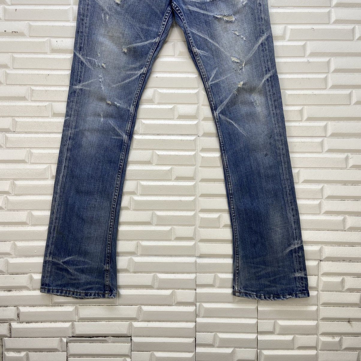 JACKROSE Flare Jackrose Distressed Denim Jeans Size US 31 - 7 Thumbnail