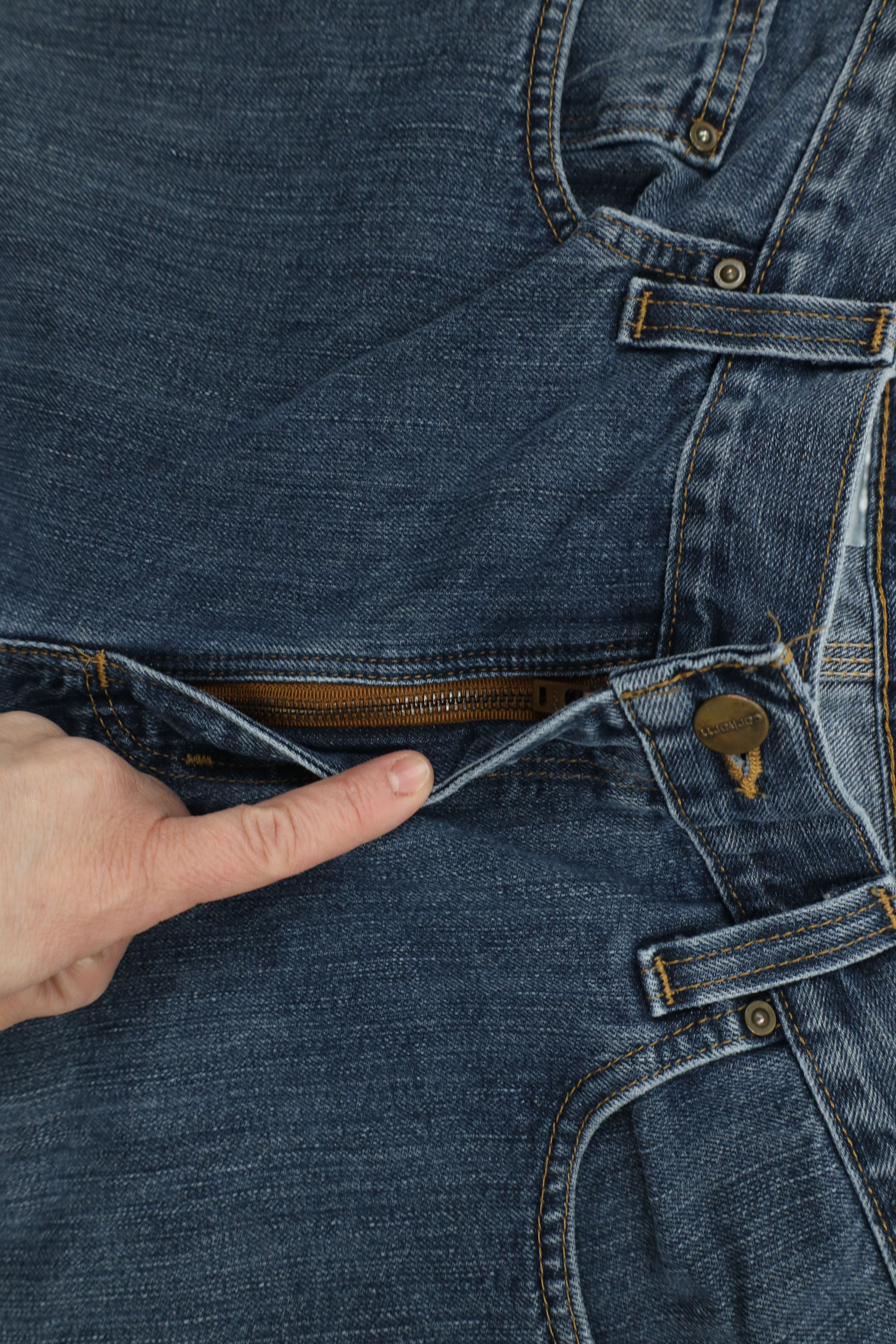 Carhartt × Vintage Vintage Y2K Carhartt Spell Relaxed Fit Stretch Denim Jeans Size US 34 / EU 50 - 6 Thumbnail