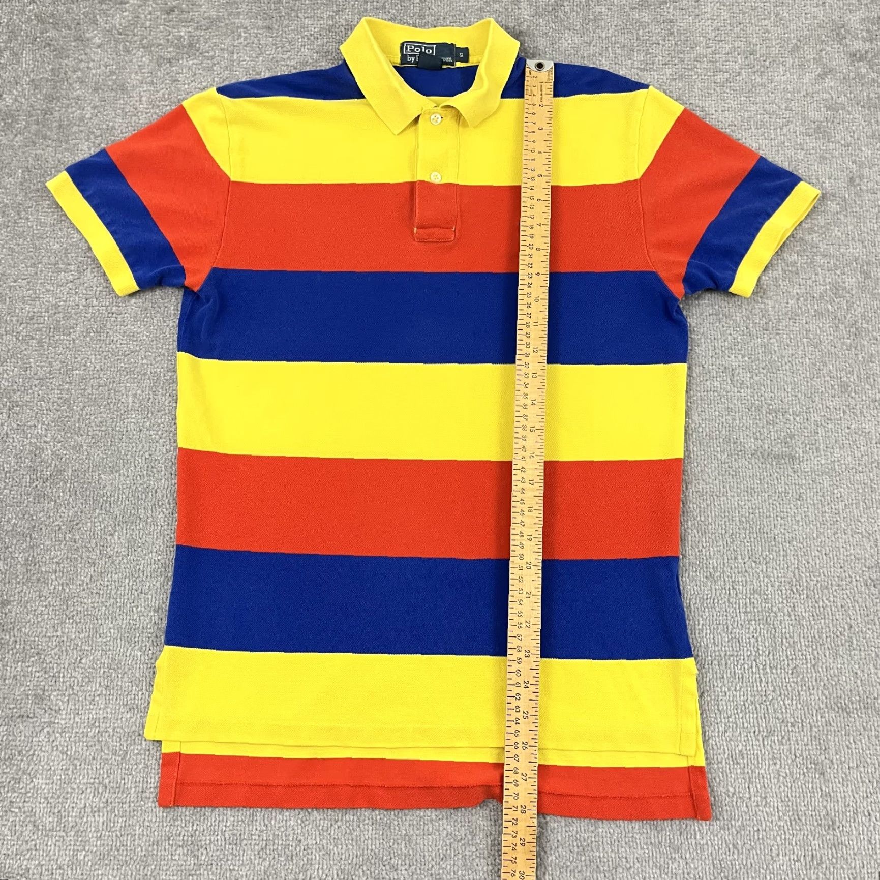 Polo Ralph Lauren Polo Ralph Lauren Striped Polo Shirt Mens Small Multicolor Cotton Casual Activewear Preppy Size US S / EU 44-46 / 1 - 3 Thumbnail