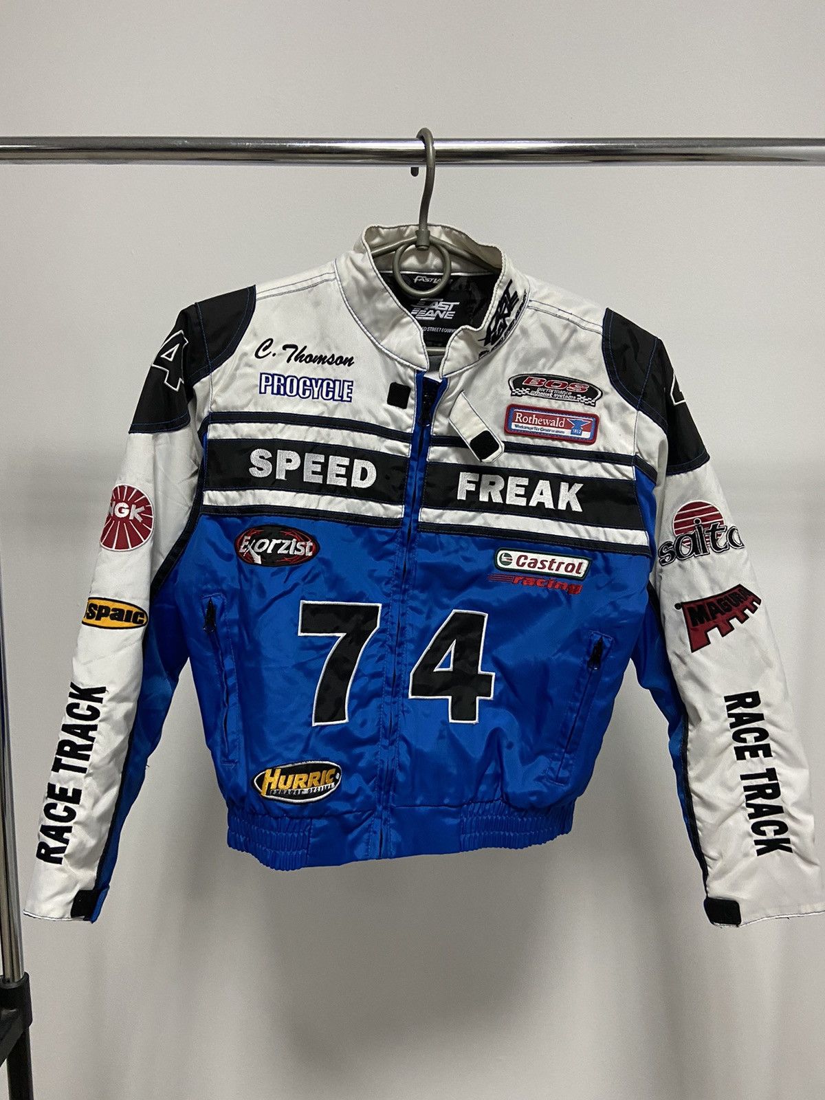MOTO Racing Vintage Speed freak Racing Jacket Vintage Big Logo Grailed