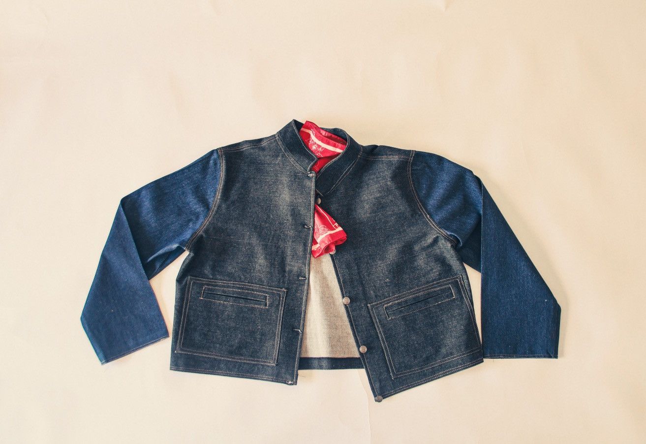 Handmade Denim Jacket X Japanese Brand Size US M / EU 48-50 / 2 - 6 Thumbnail