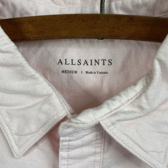 Allsaints All Saints Huntingdon Light Pink Ram Skull Short Sleeve Butt Size US M / EU 48-50 / 2 - 3 Thumbnail