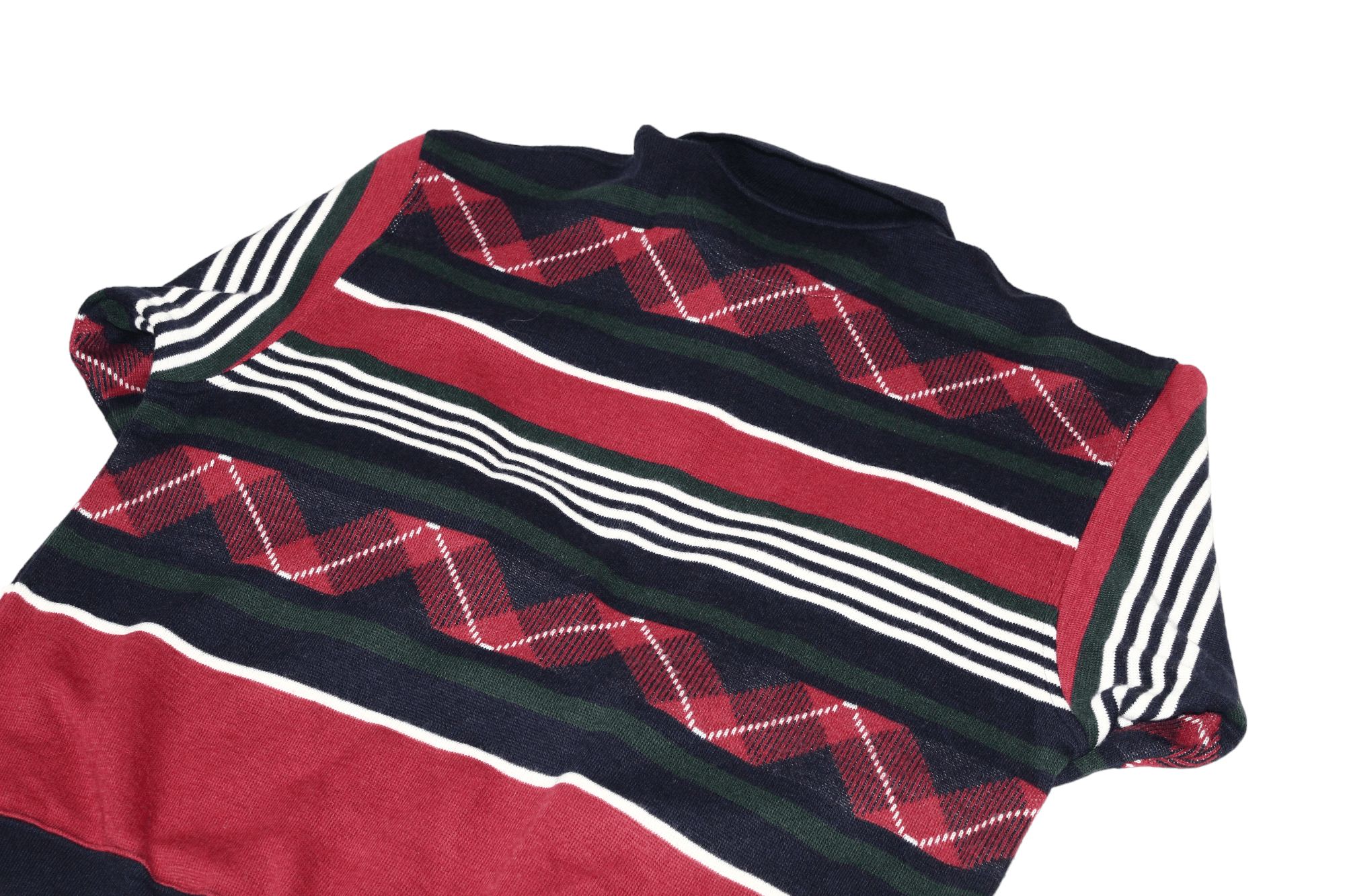 Lacoste VTG 70s Lacoste Wool Blend Knitted Striped Polo Jumper Size US XL / EU 56 / 4 - 11 Thumbnail