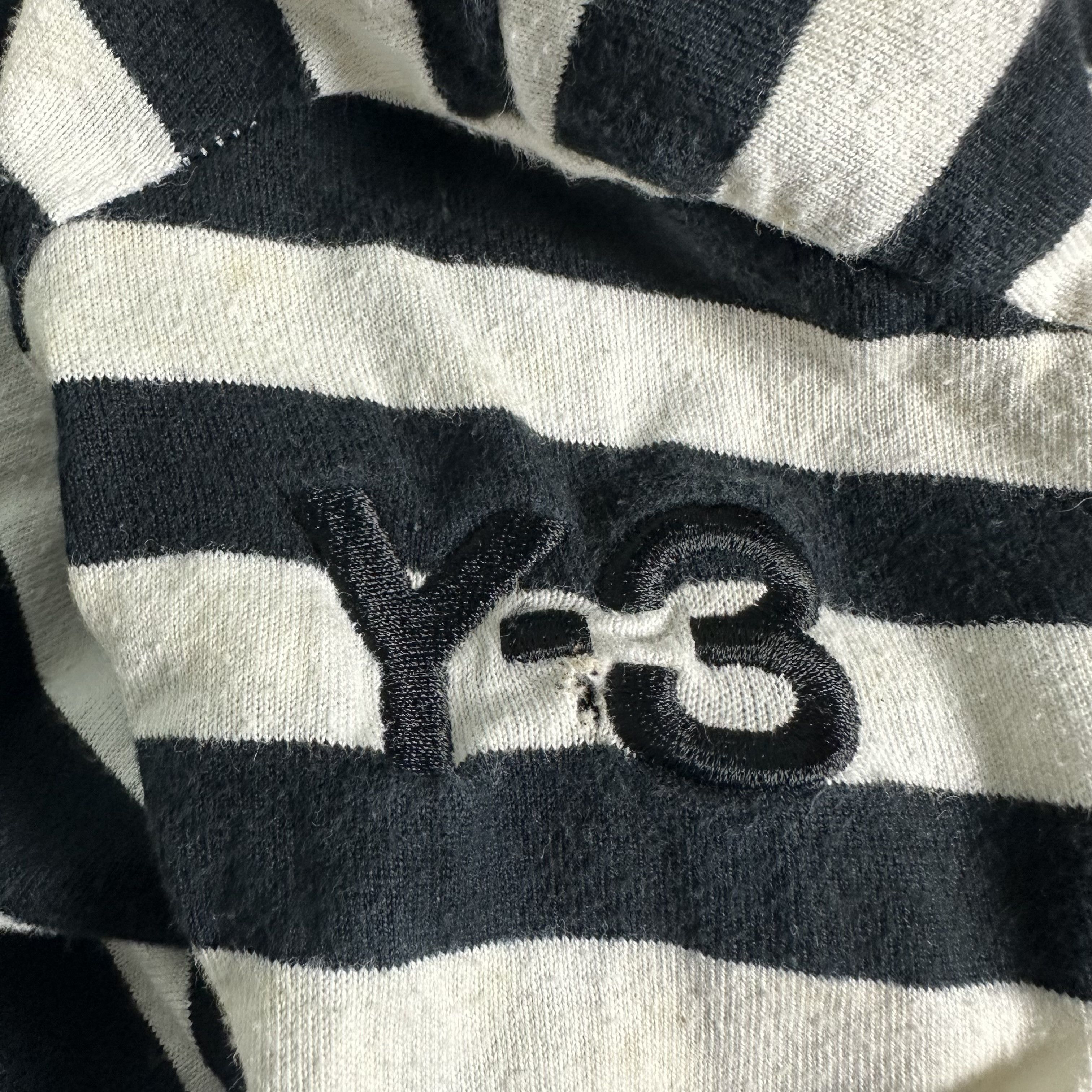 Adidas × Y's 🔥RARE🔥Yohji Yamamoto Adidas Y3 Stripes L/Sleeve T-shirt Size XS / US 0-2 / IT 36-38 - 5 Thumbnail