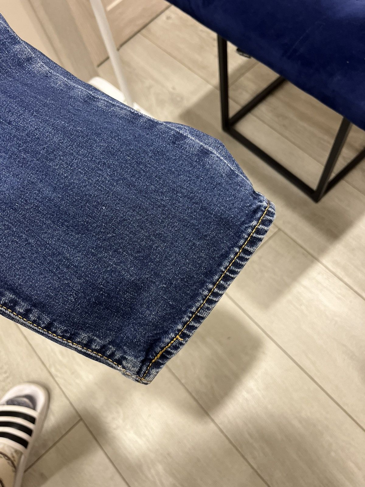 Levi's Levi’s 502 Vintage 90s Distressed Tapered Denim Whisker Fade Size US 36 / EU 52 - 5 Thumbnail
