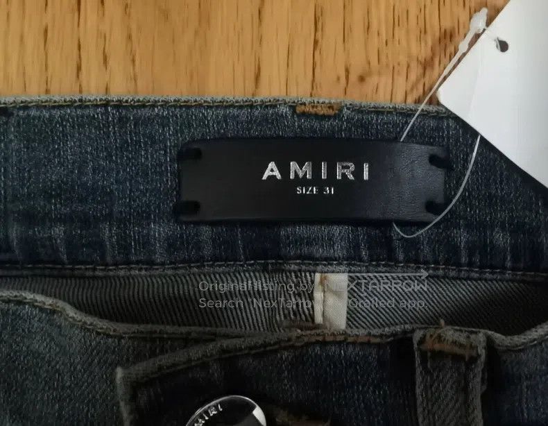 Amiri Amiri Size 31 Leopard print badge patch jeans Size US 31 - 3 Thumbnail