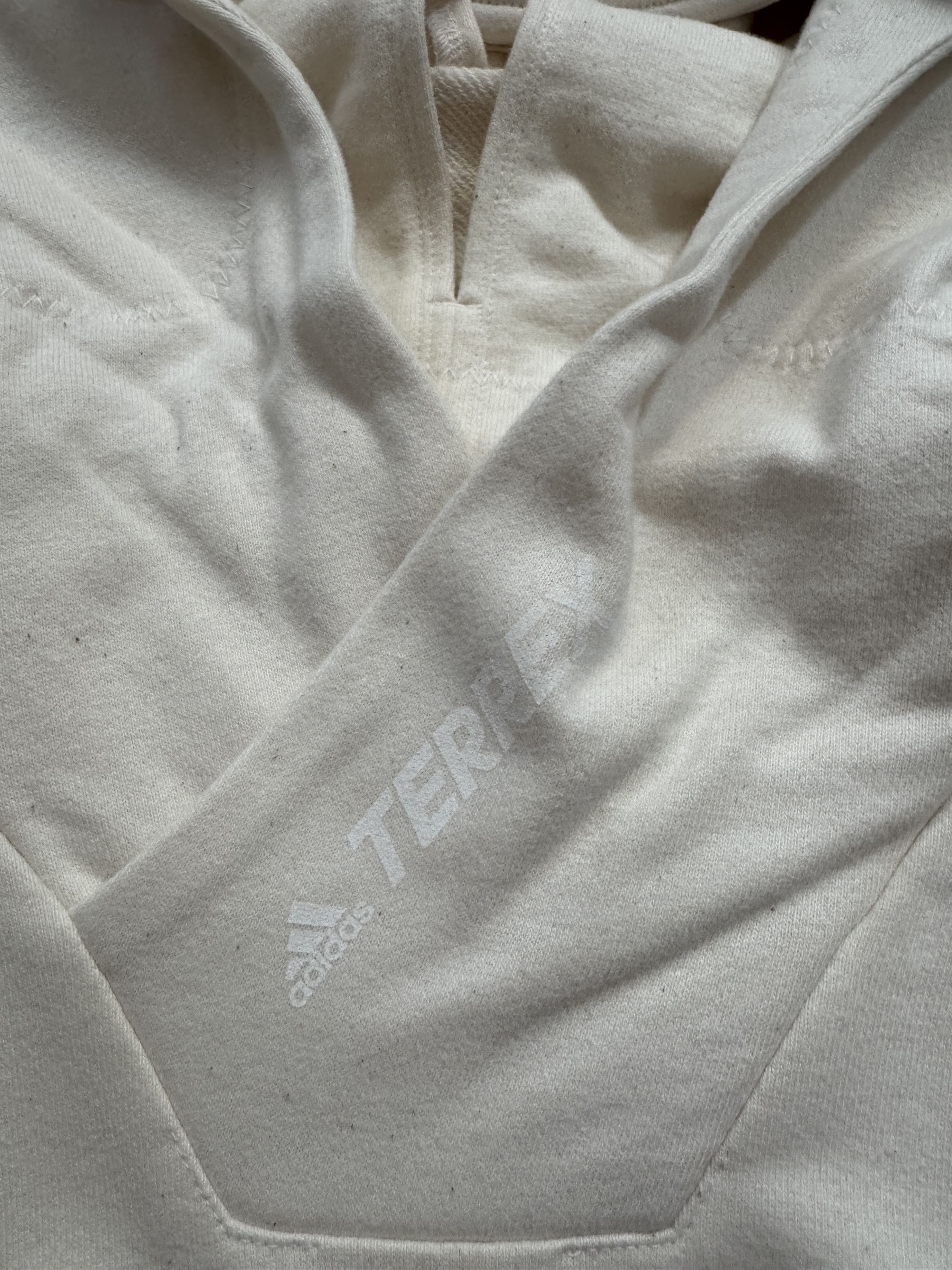 Adidas adidas Terrex HS1 Spinnova Hoodie Cream White Size US M / EU 48-50 / 2 - 7 Thumbnail