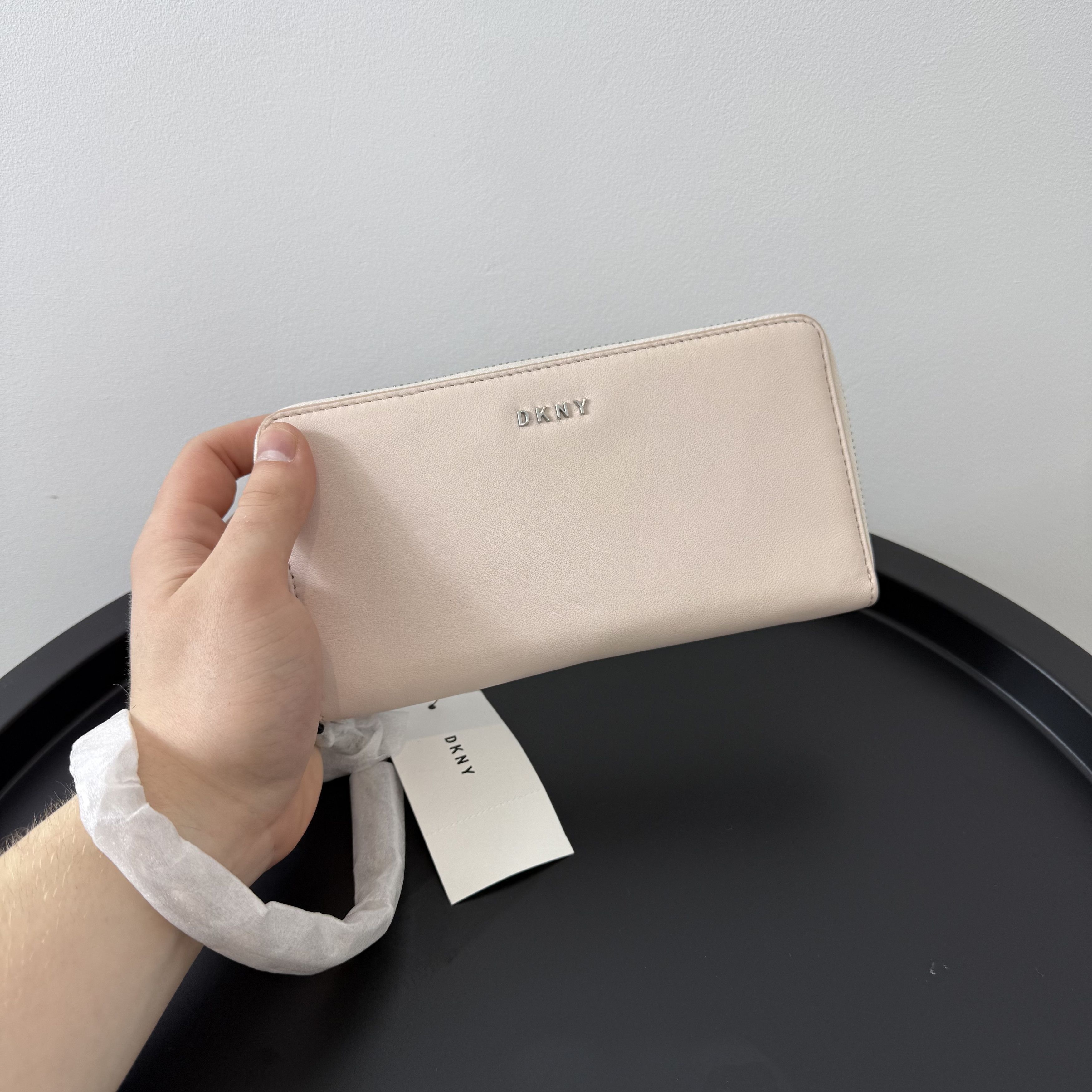 DKNY DKNY Donna Karan Nappa Leather Pink Clutch Handle Bag Size ONE SIZE - 5 Thumbnail