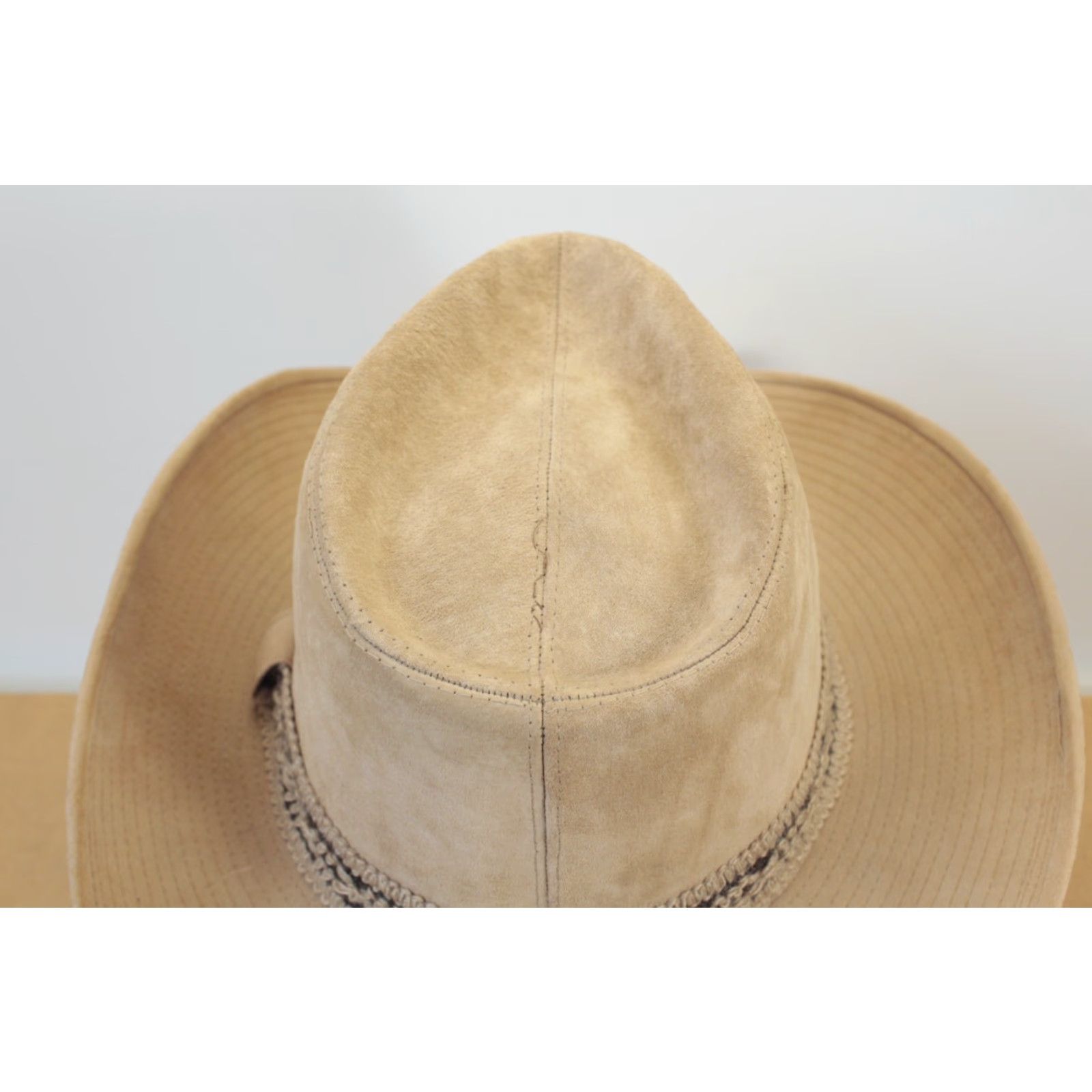 Vintage Vintage Resistol Western Cowboy Hat Self Conforming 7 ½ Tan Beige Brown CLEAN Size ONE SIZE - 5 Thumbnail
